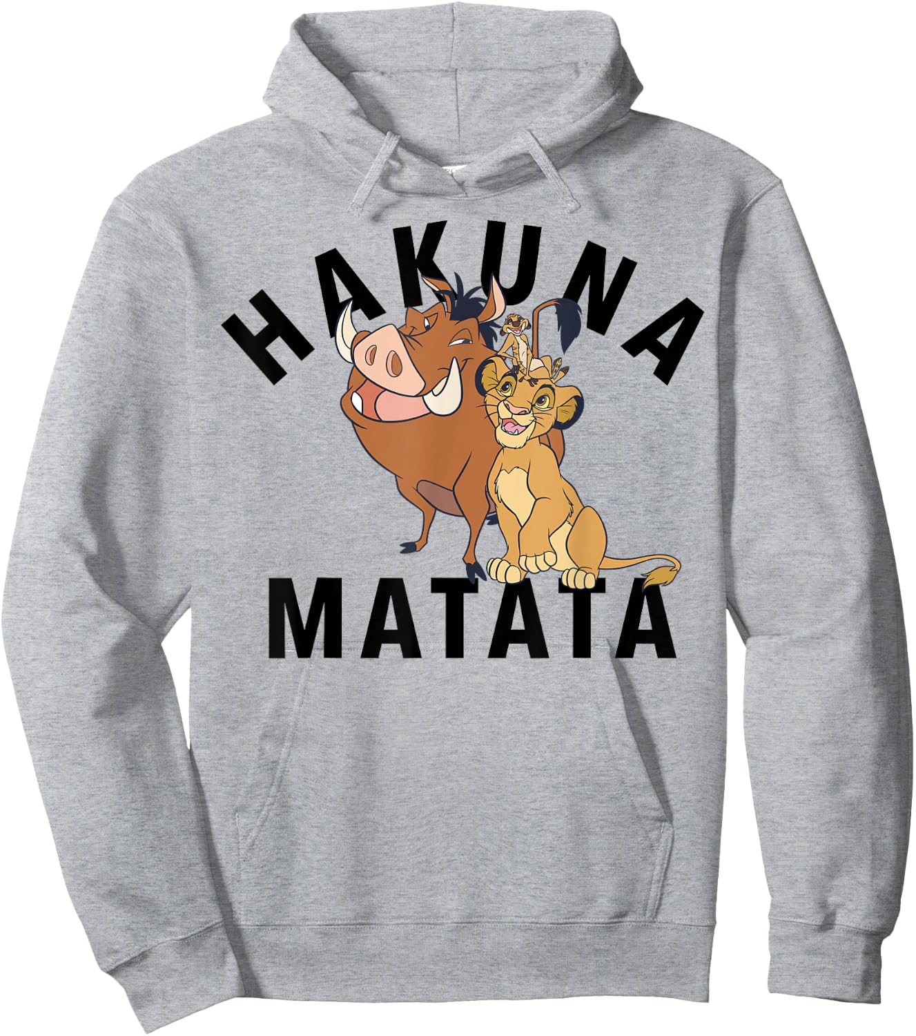 Disney The Lion King Hakuna Matata Friends Hoodie - Hoodie | Ash