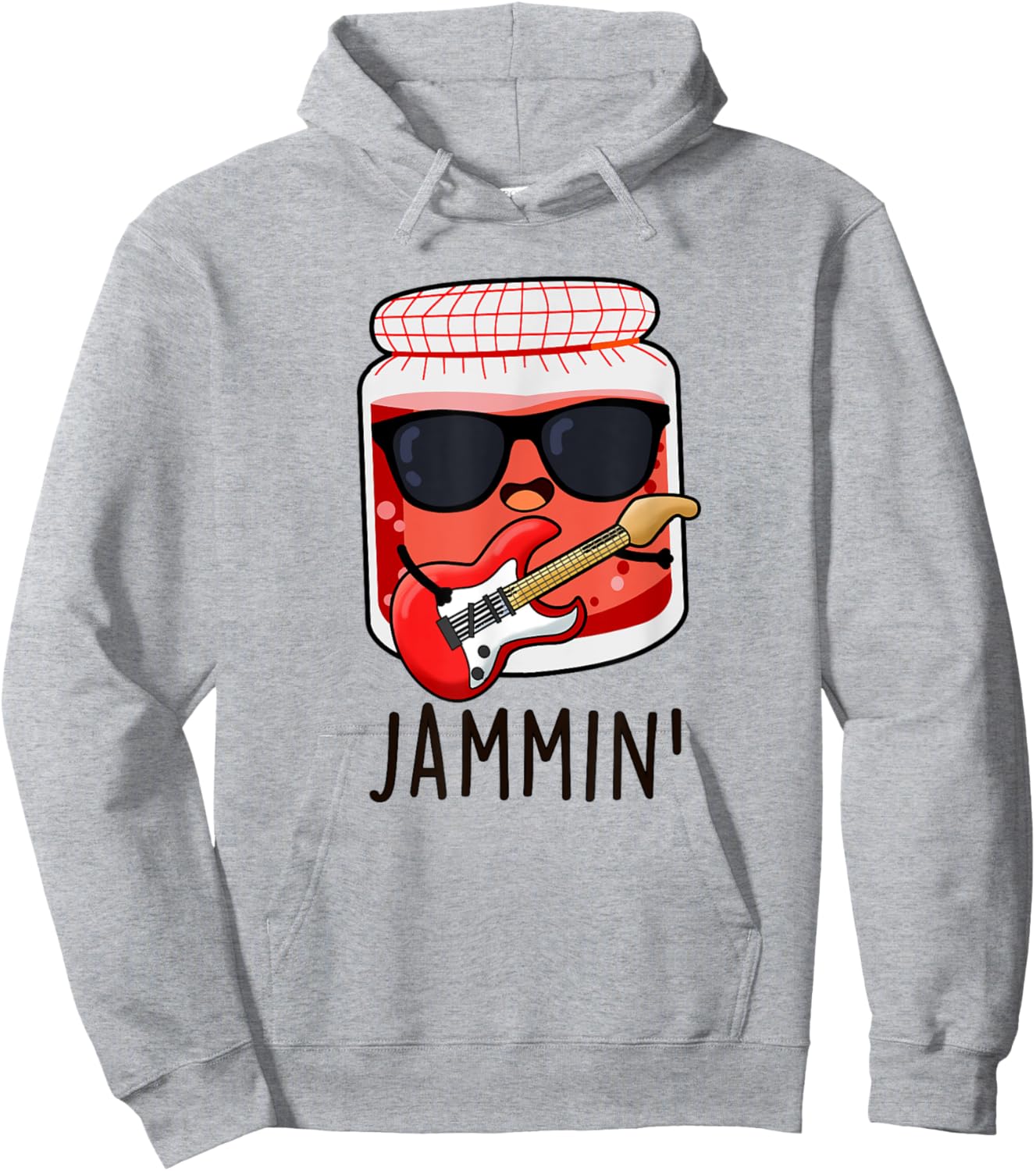 Jammin Funny Jam Pun Hoodie - Hoodie | Ash