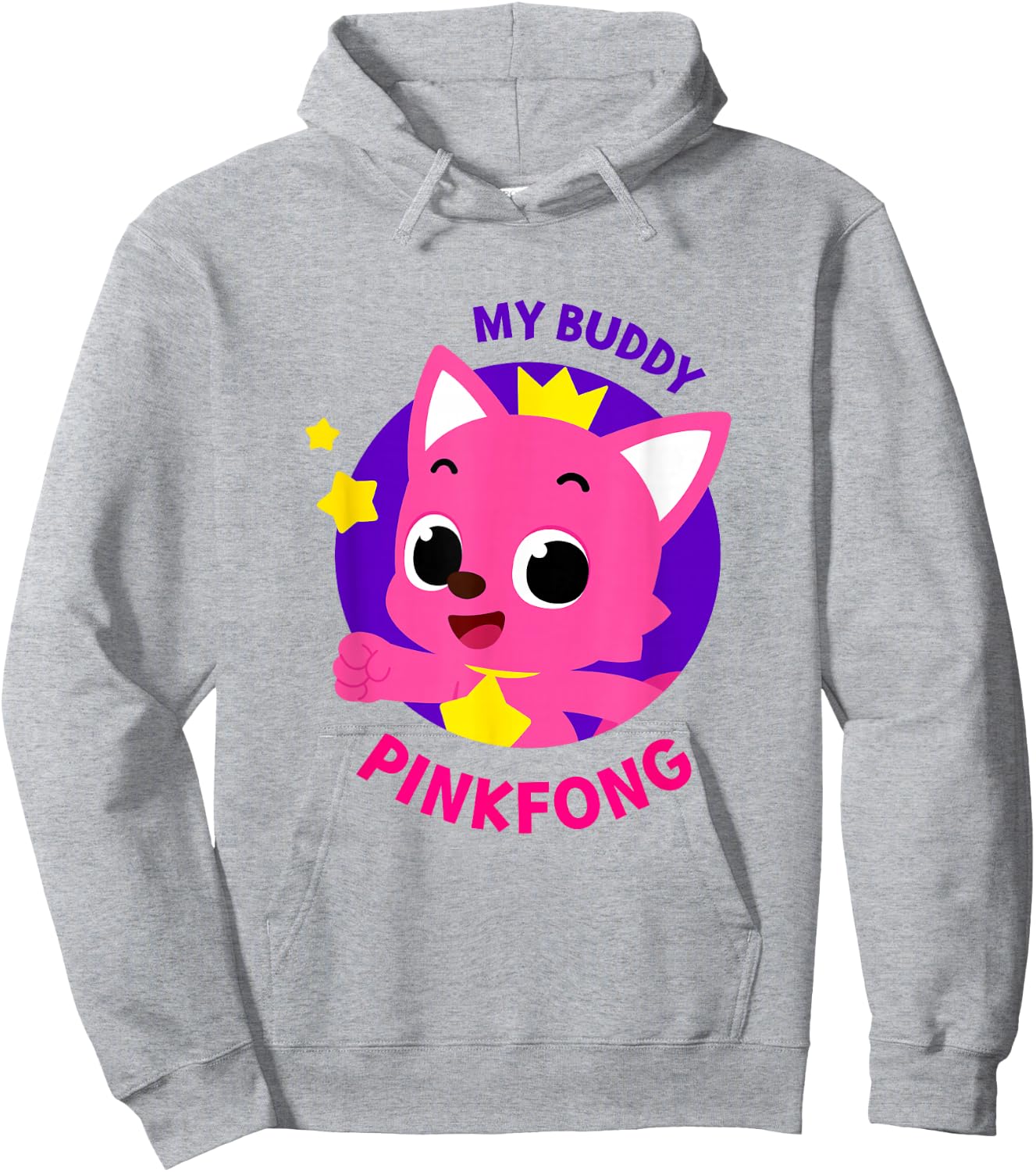 Pinkfong Official Hoodie - Hoodie | Ash