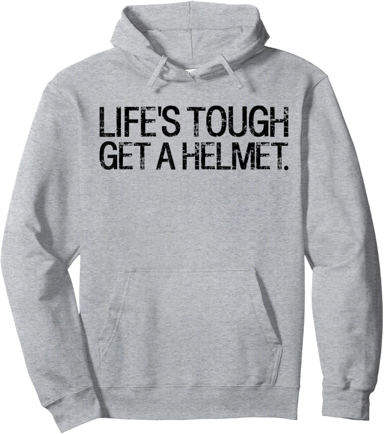Life's Tough Get A Helmet Hoodie - Hoodie | Ash