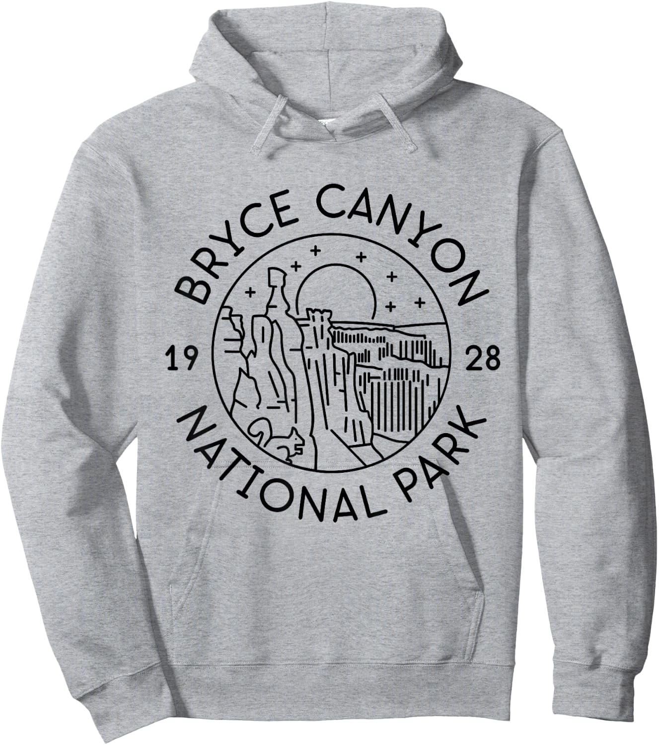 Bryce Canyon National Park 1928 Utah Hoodie - Hoodie | Ash
