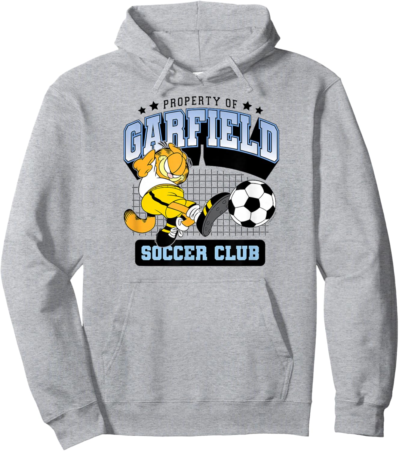 Garfield - Soccer Club Goal Kick Hoodie - Hoodie | Ash