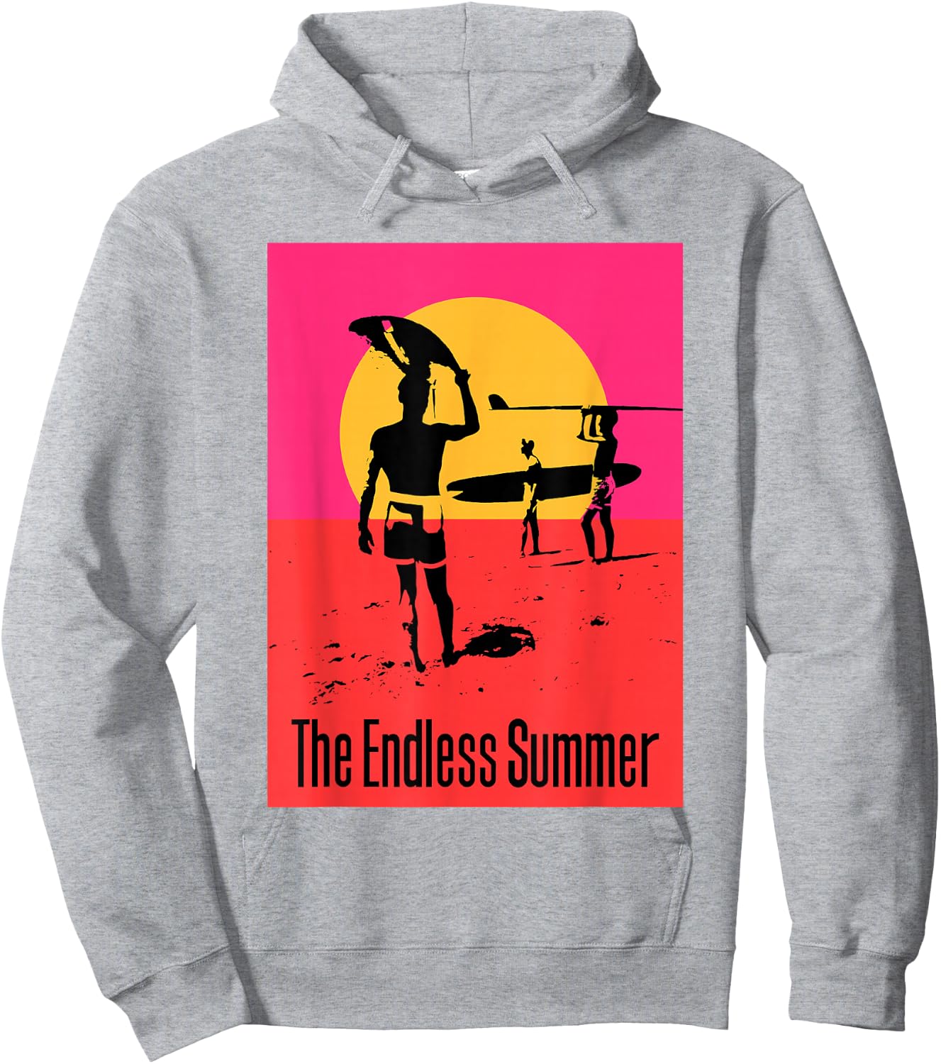 The Endless Summer Classic Surf Movie Poster Hoodie - Hoodie | Ash