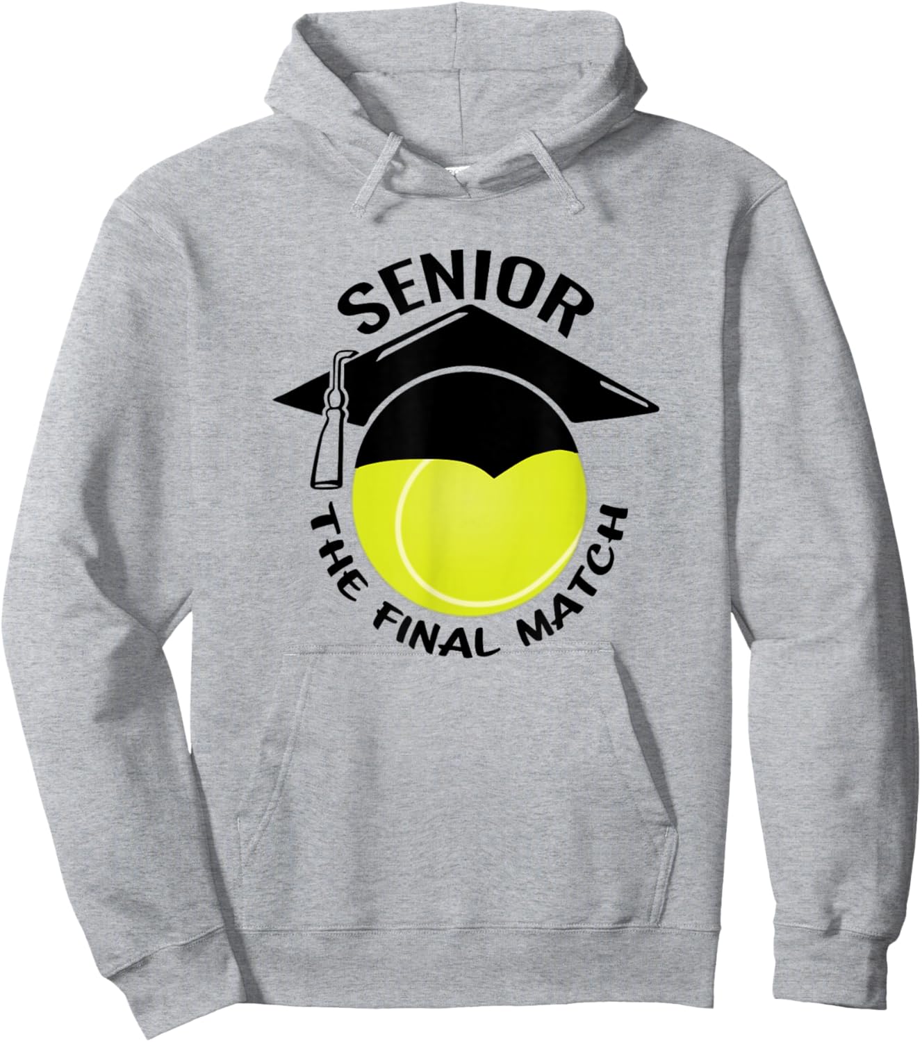 Tennis Senior Night Hoodie - Hoodie | Ash