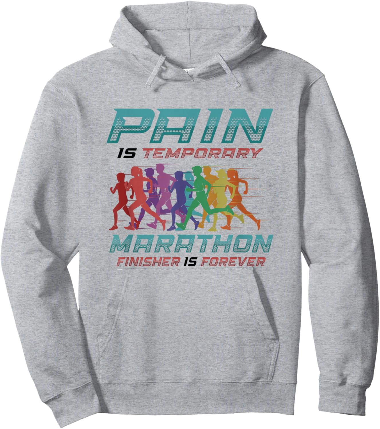 Marathon Finisher Is Forever Marathon Runner Hoodie - Hoodie | Ash