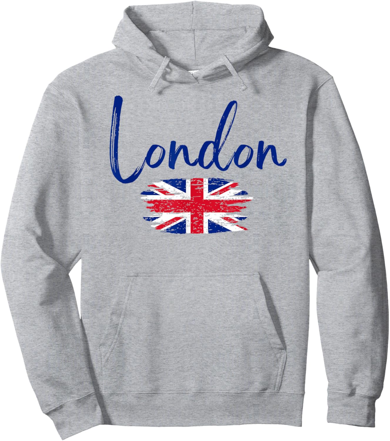 Vintage London England United Kingdom Flag Hoodie - Hoodie | Ash