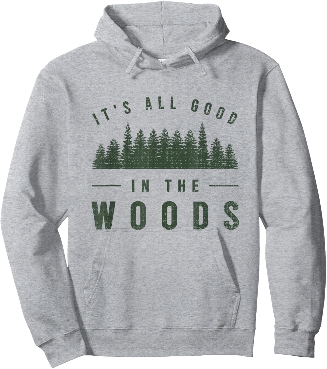 It's All Good in The Woods Shirt Camping Hiking Hoodie - Hoodie | Ash