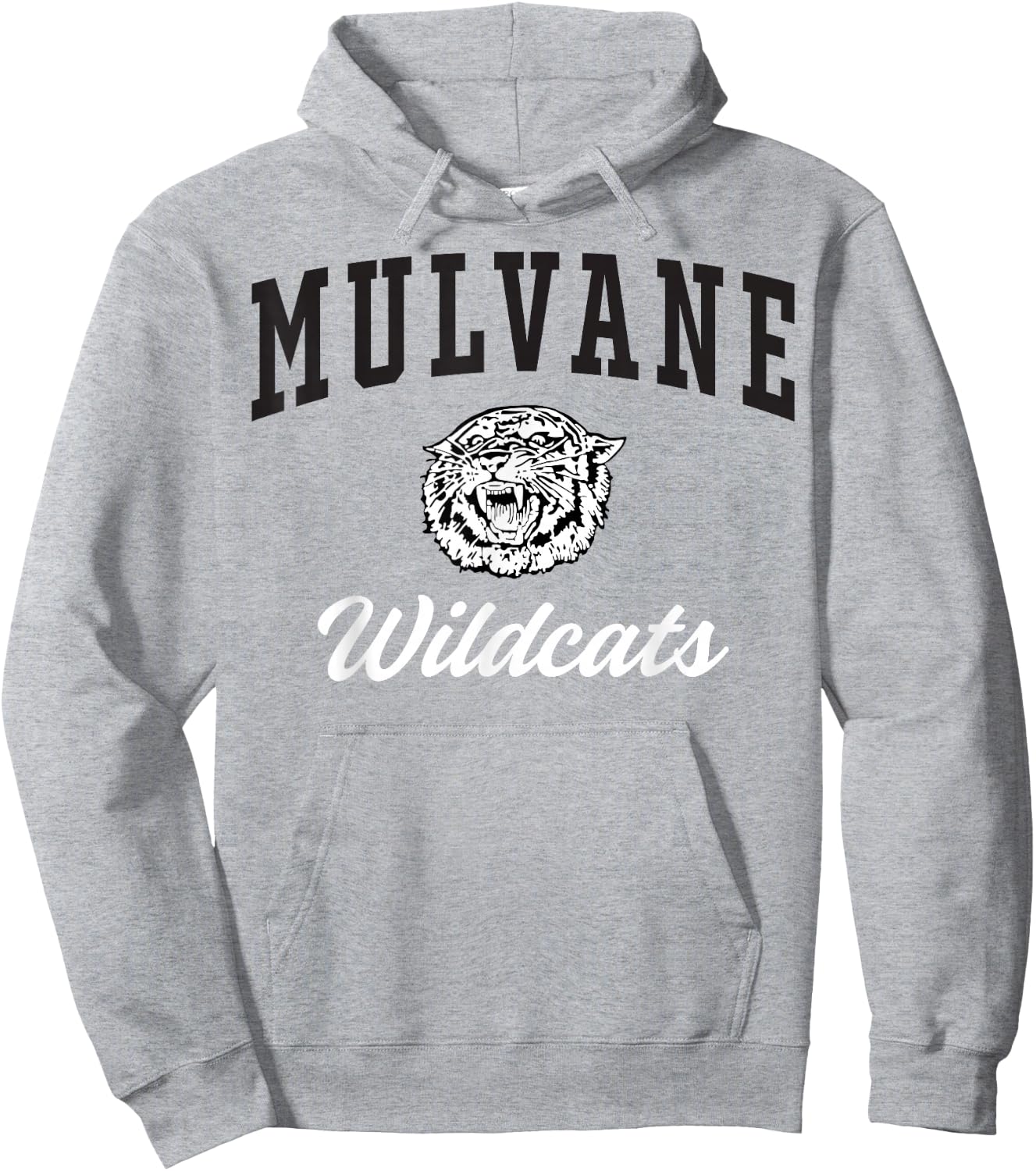 Mulvane High School Wildcats C3 Hoodie - Hoodie | Ash