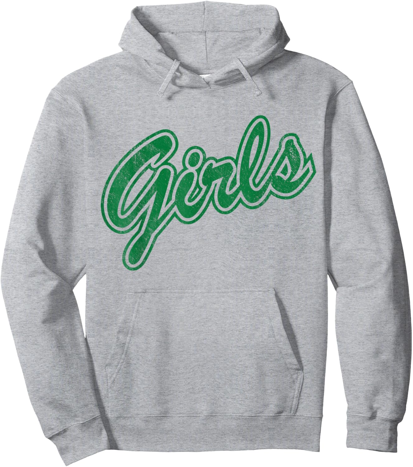 Girls Green Baseball Hoodie - Hoodie | Ash
