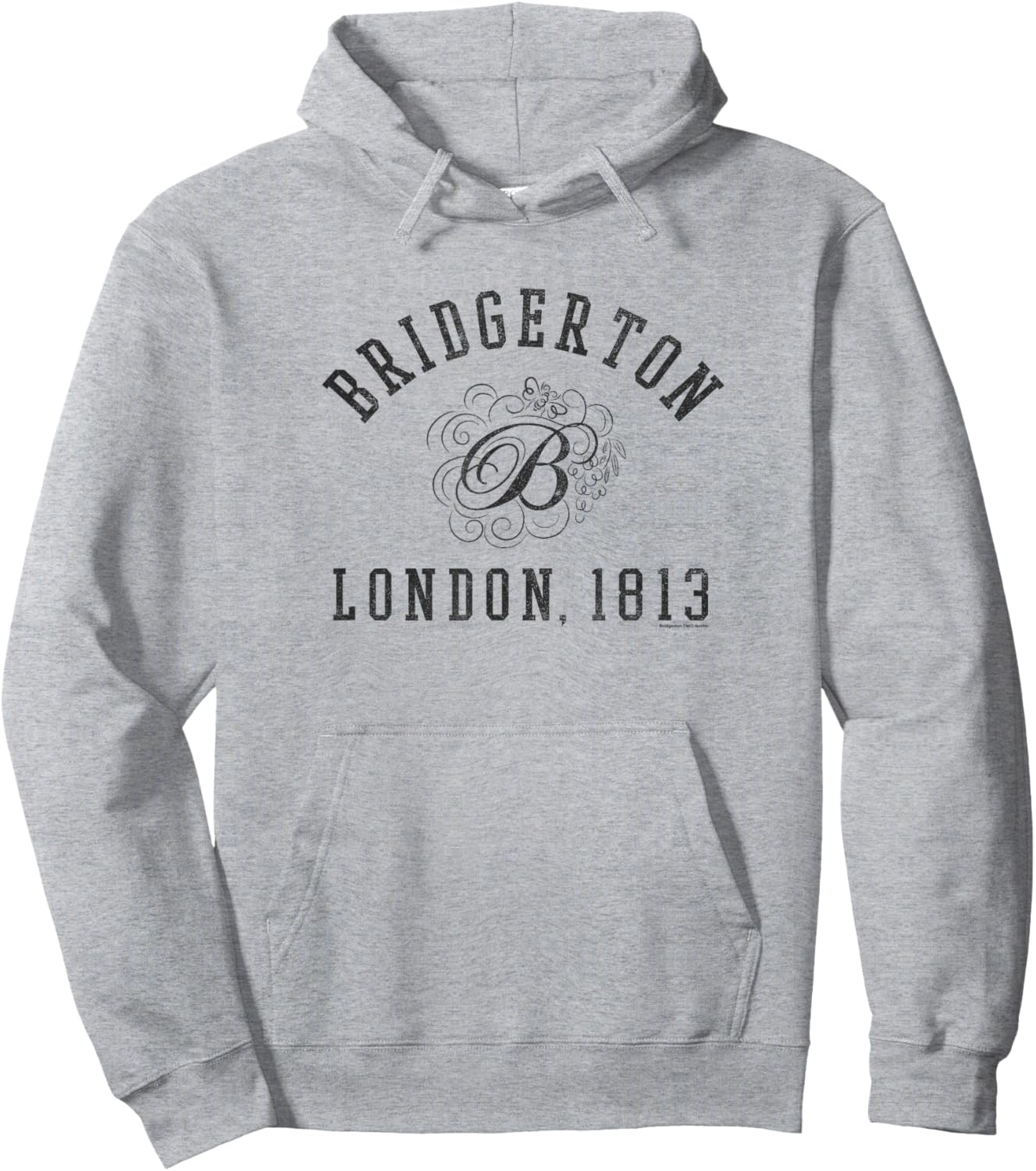 Bridgerton London 1813 Logo Hoodie - Hoodie | Ash