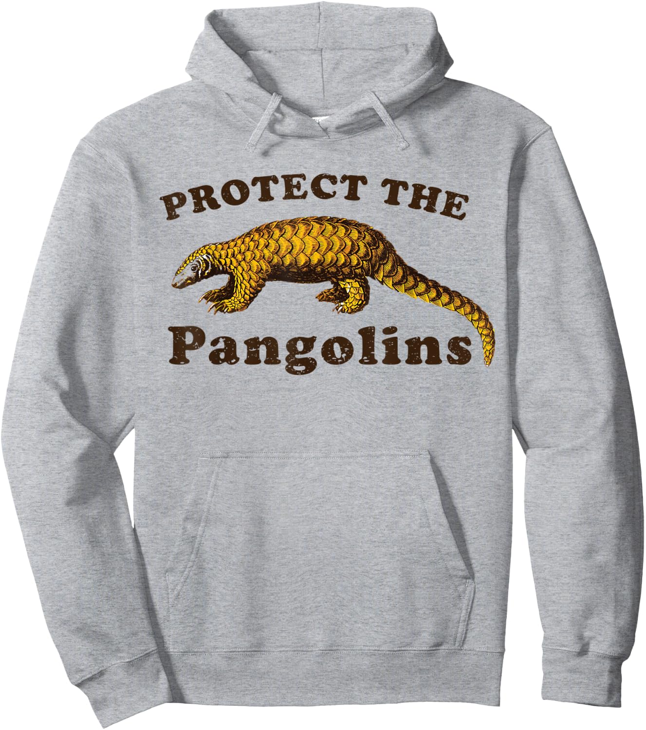 Protect the Indian Pangolins Save the Animals Hoodie - Hoodie | Ash