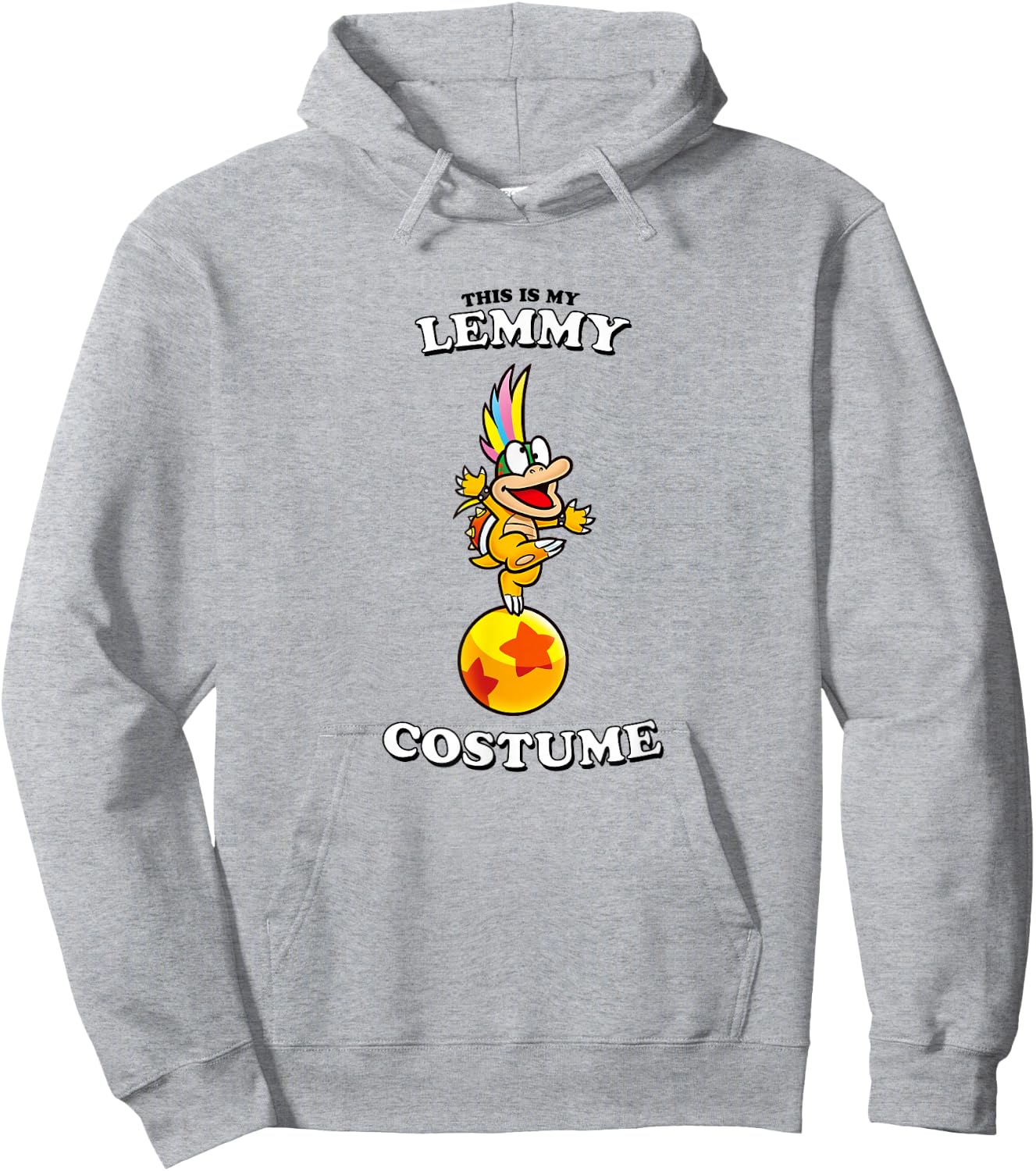 Super Mario Halloween This Is My Lemmy Costume Hoodie - Hoodie | Ash