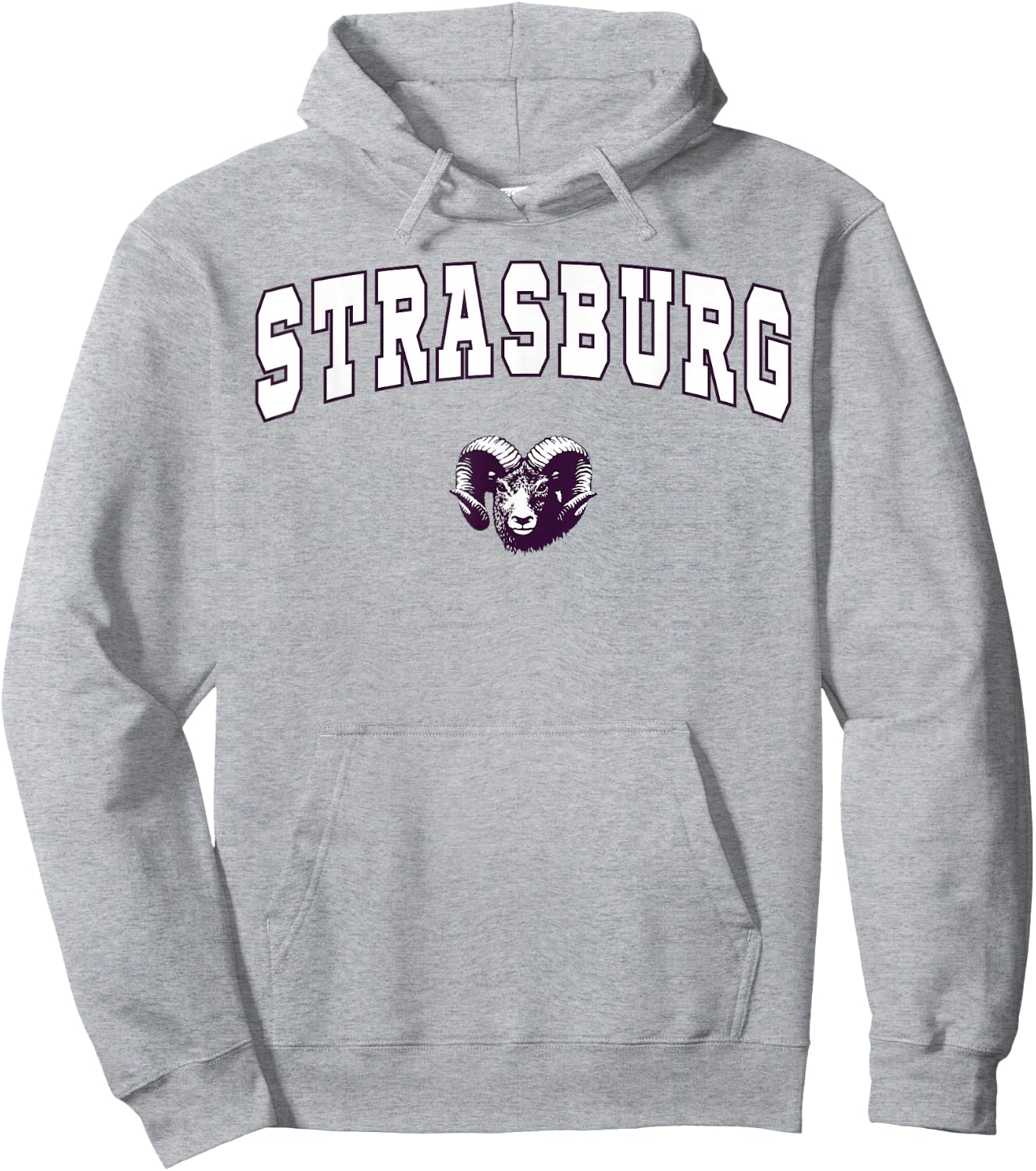 Strasburg High School Rams Hoodie - Hoodie | Ash