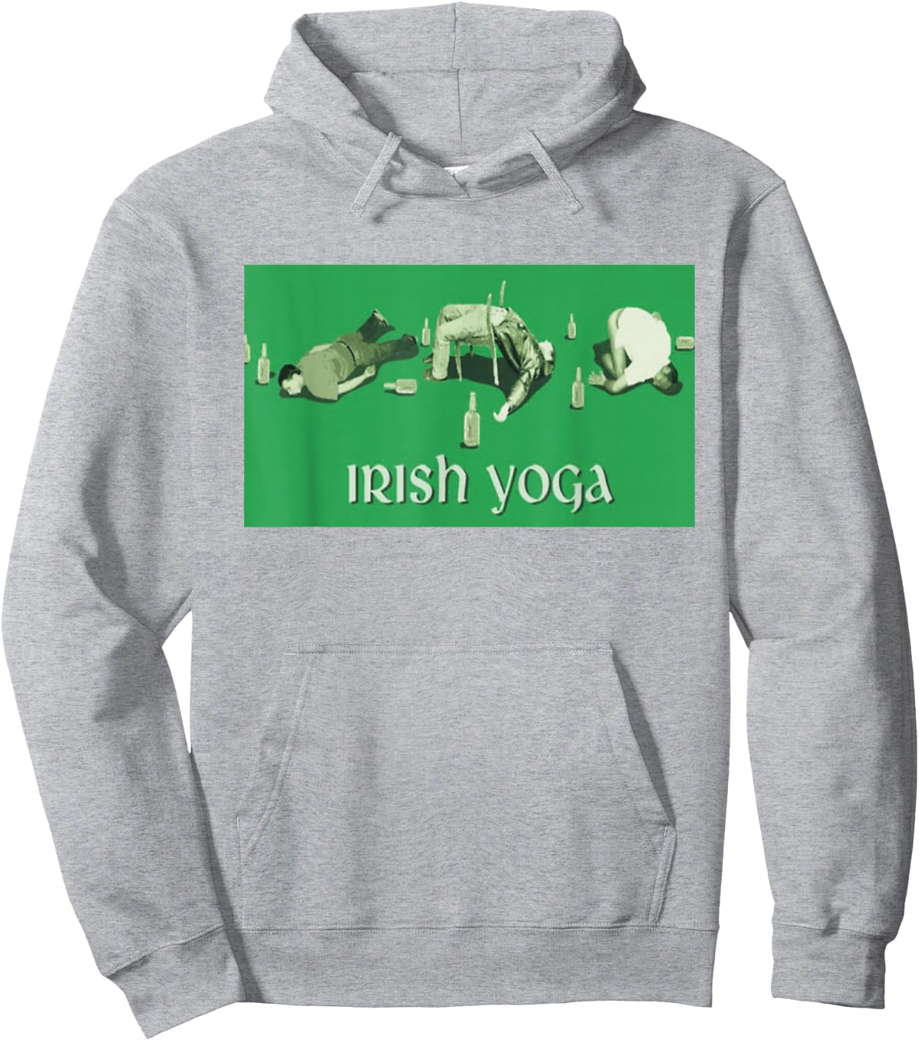 St. Patricks Day Irish Yoga Hoodie - Hoodie | Ash