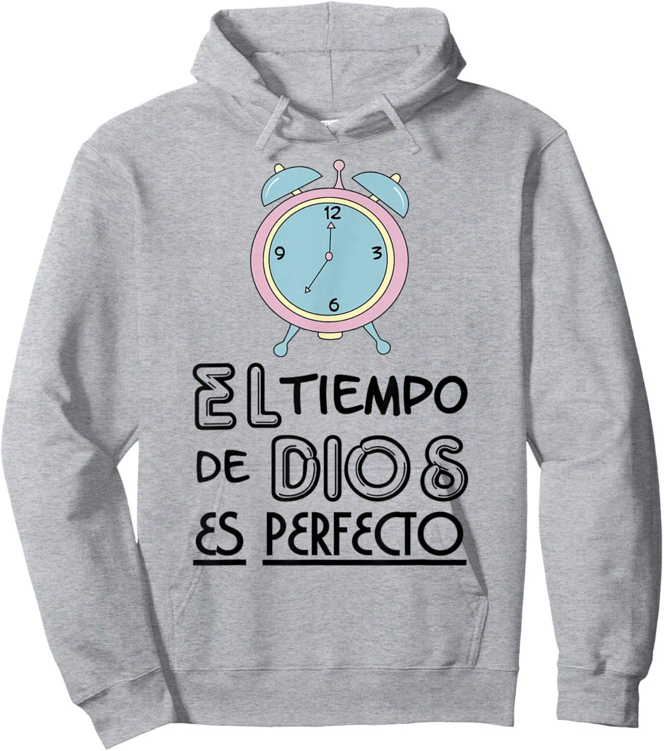El tiempo de Dios es perfecto Hoodie - Hoodie | Ash