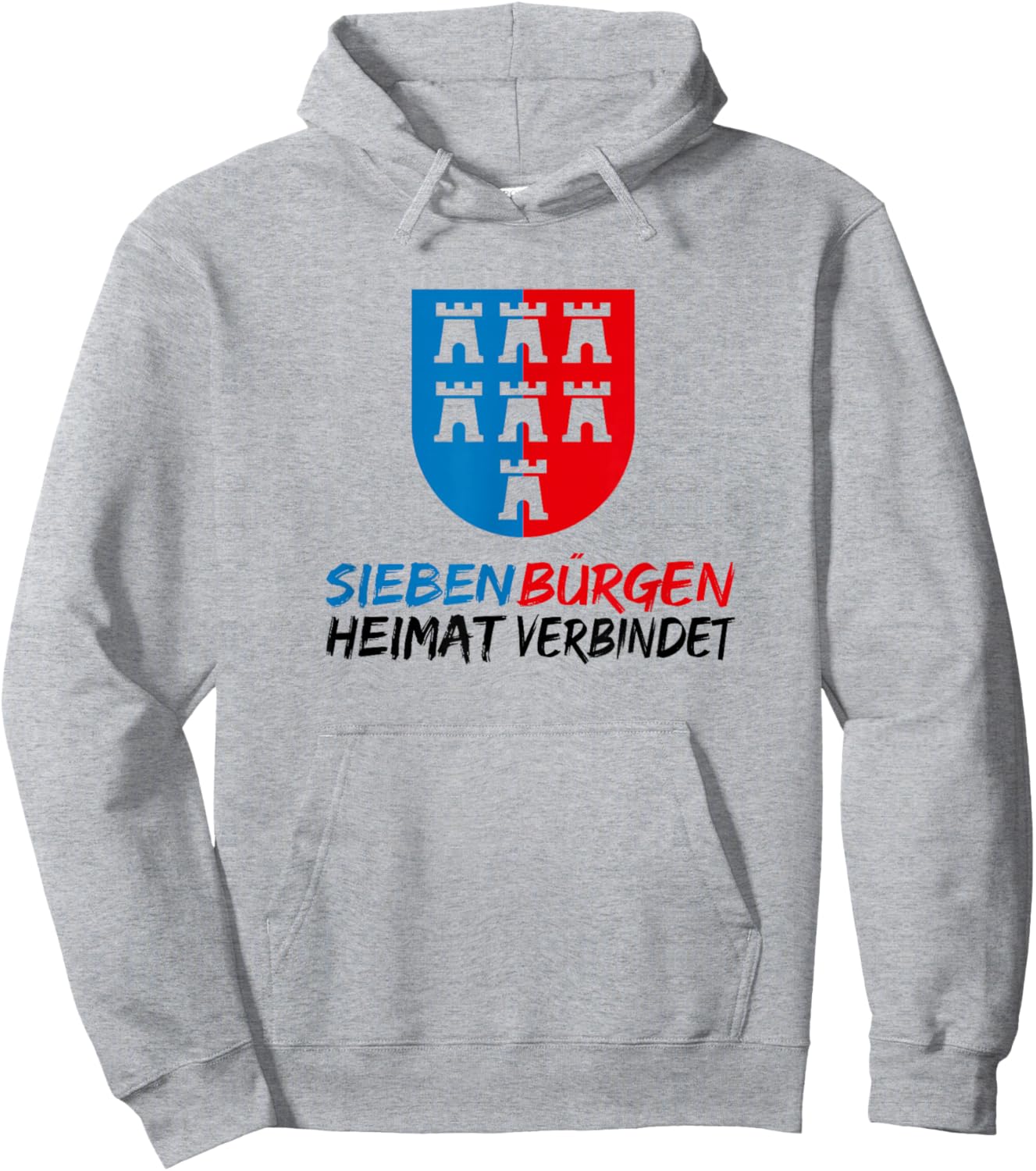 Modernes Siebenbürger Sachsen Siebenbürgen Hoodie - Hoodie | Ash