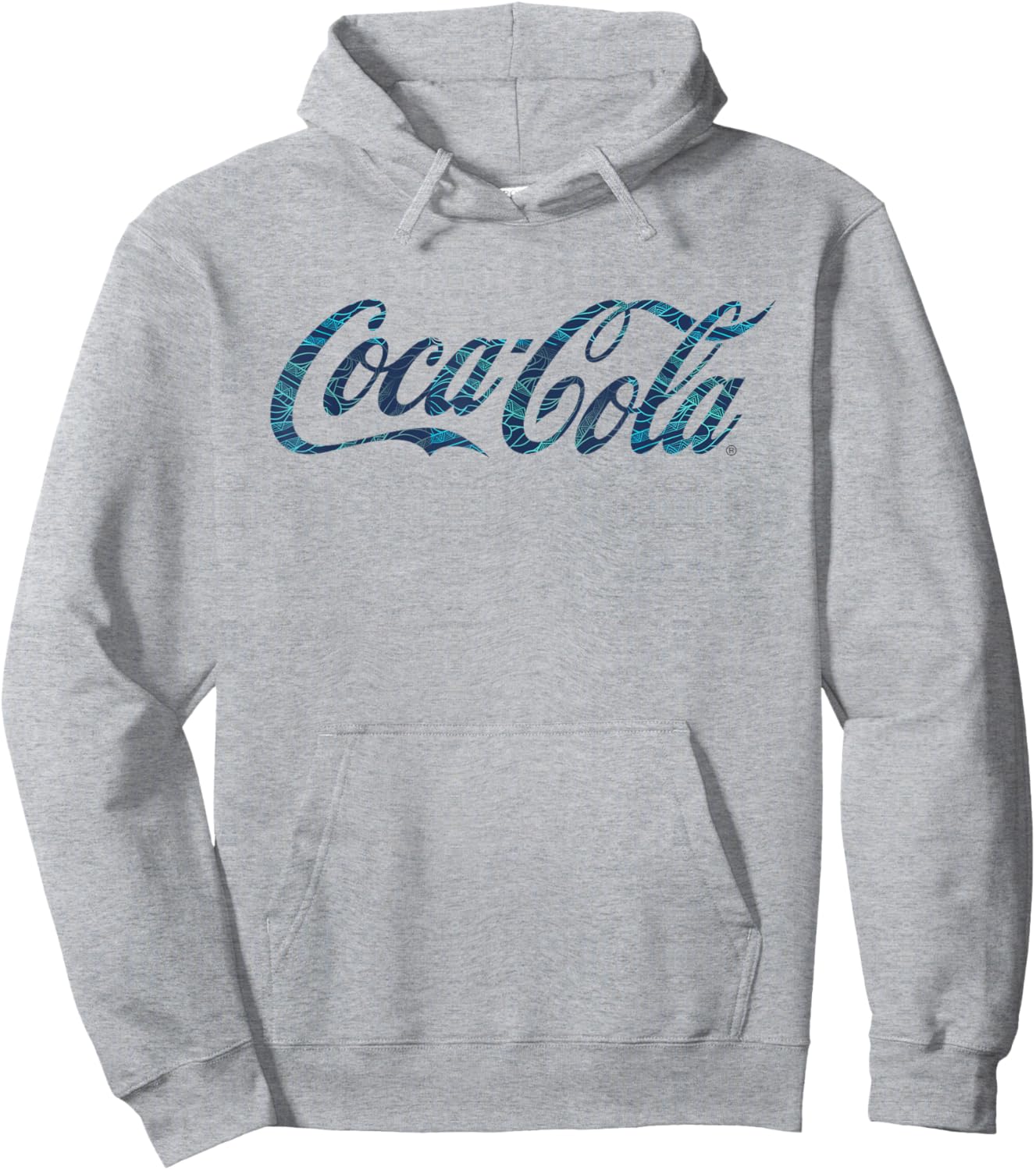 Coca Cola Hawaiian Logo Hoodie - Hoodie | Ash
