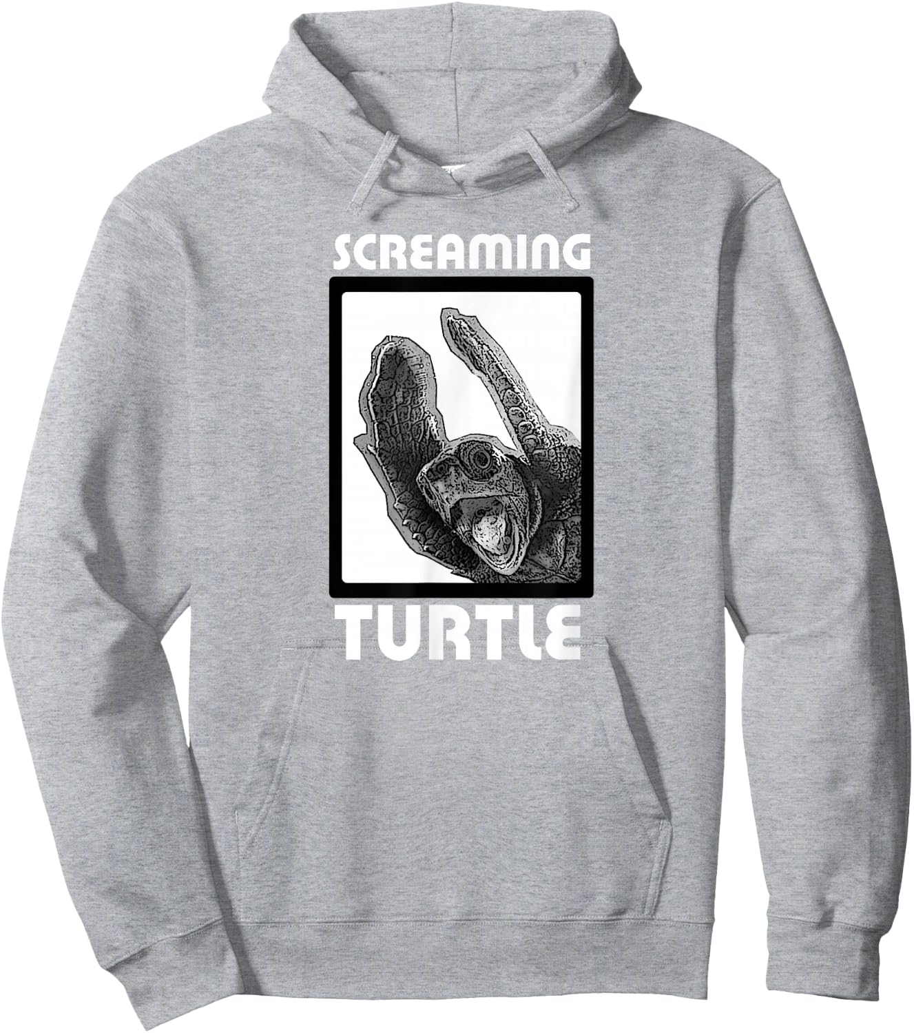 Head First: Screaming Turtle Hoodie - Hoodie | Ash