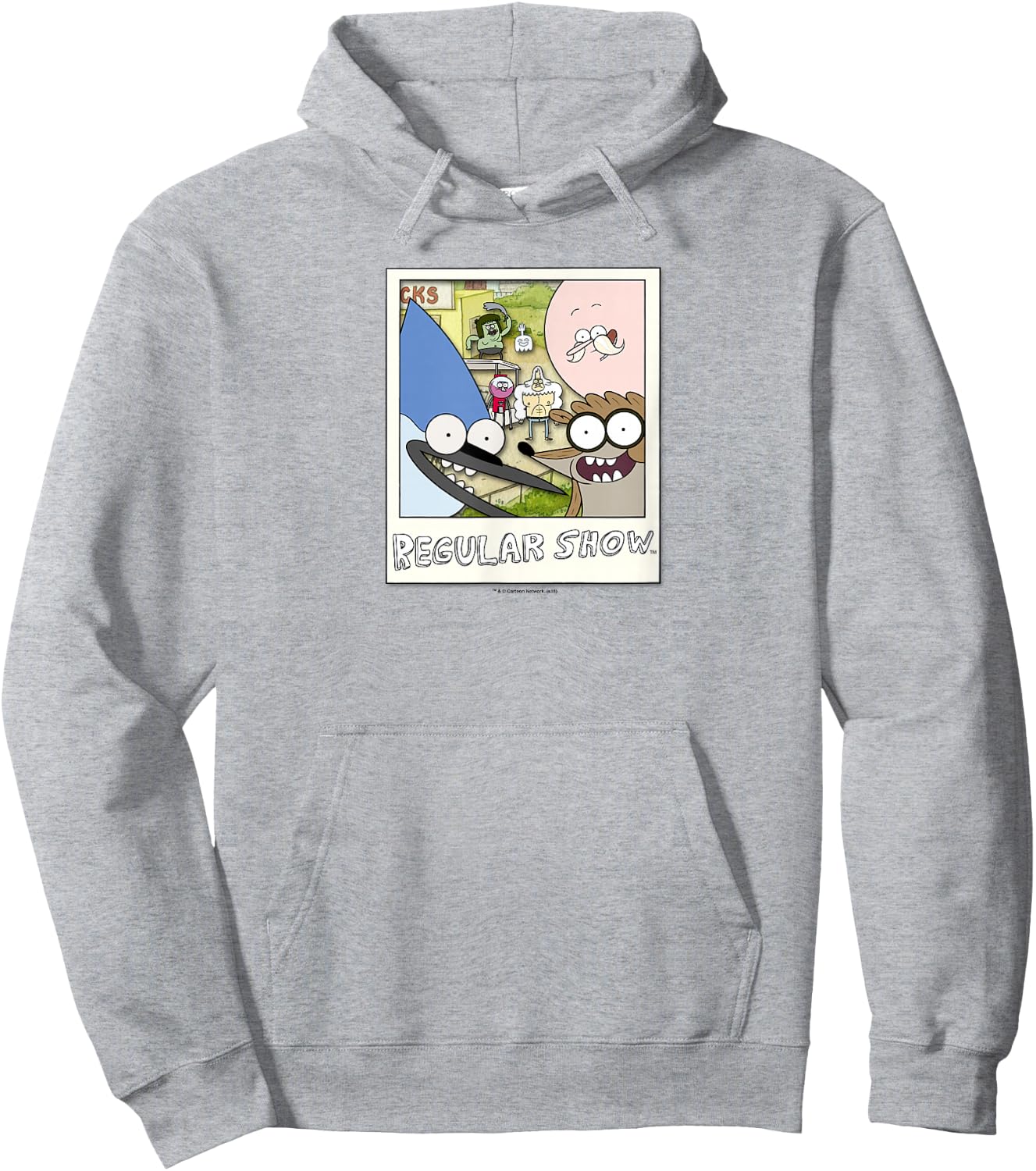Regular Show Instant Picture Hoodie - Hoodie | Ash