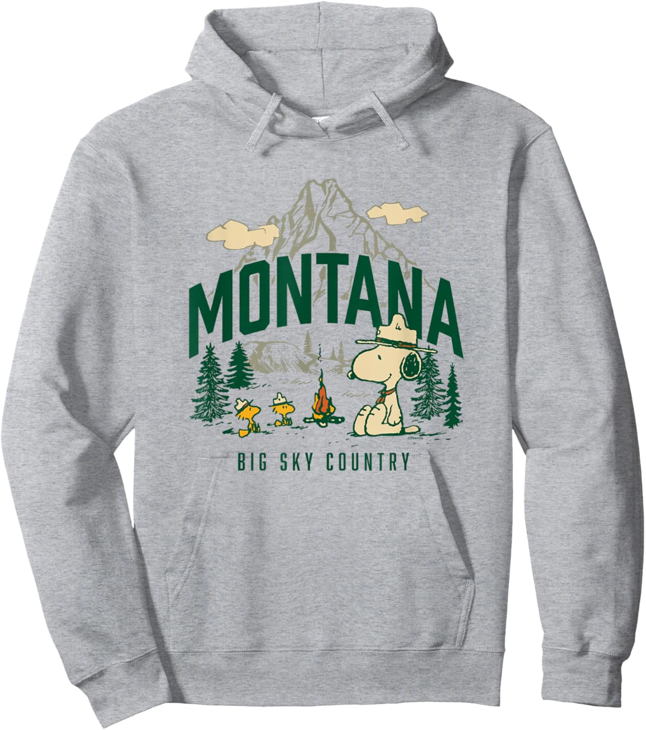 Peanuts - Beagle Scouts Montana Hoodie - Hoodie | Ash