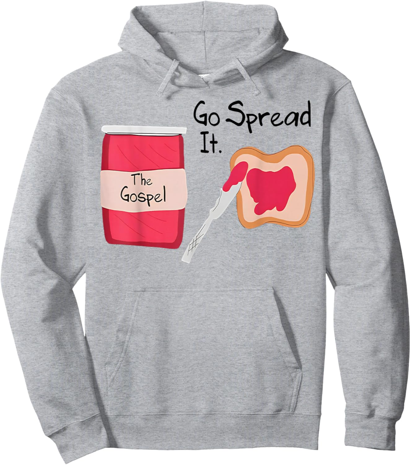 The Gospel Go Spread It Hoodie - Hoodie | Ash