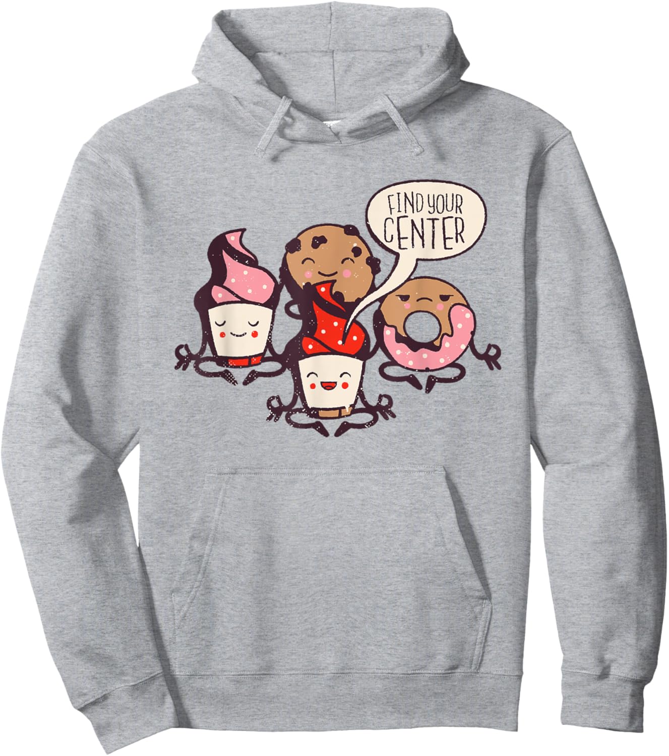 Baking Baker Funny Yoga Exercise Hoodie - Hoodie | Ash