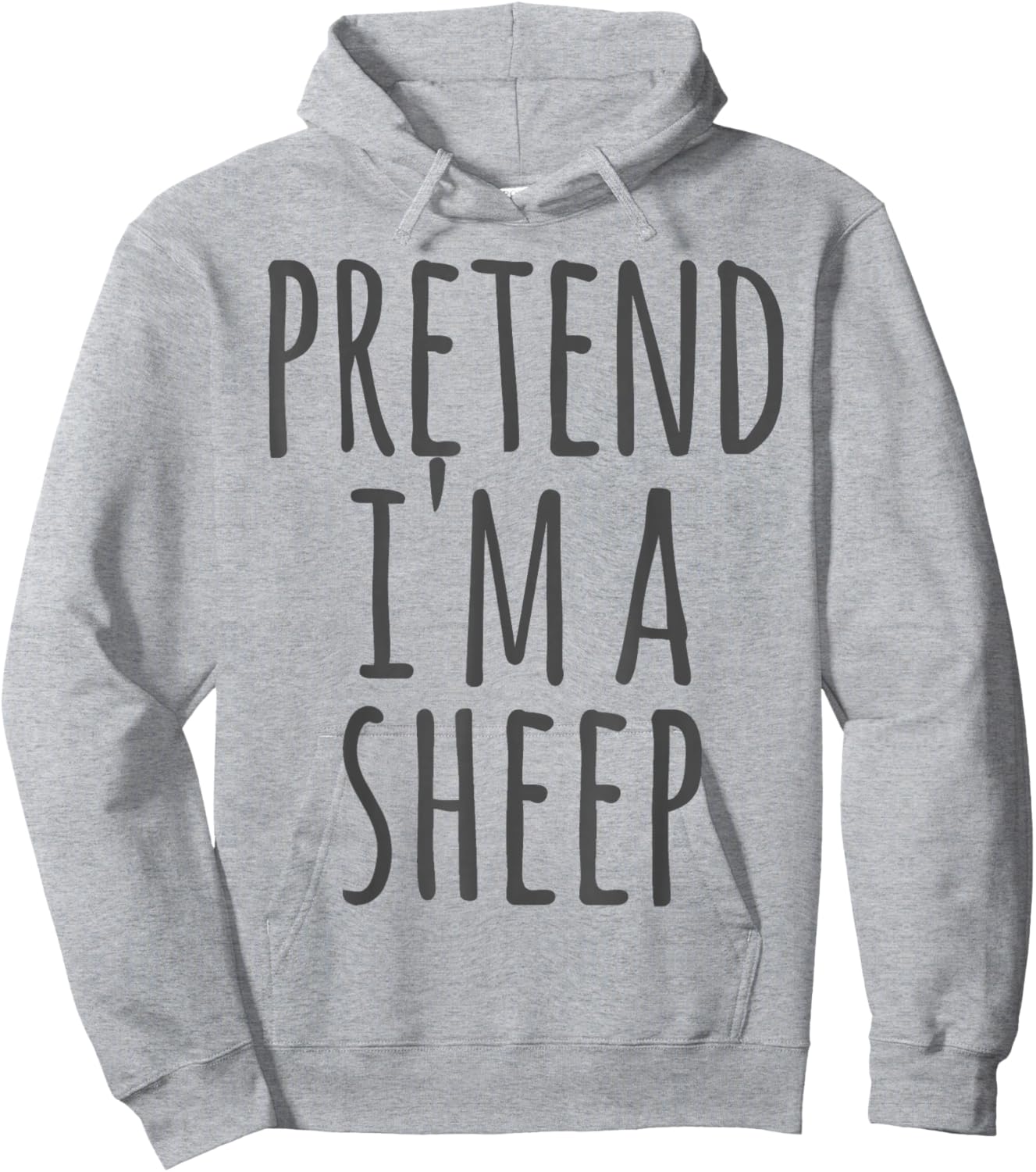 Sheep - Halloween Funny Costume Pretend I'm A Hoodie - Hoodie | Ash