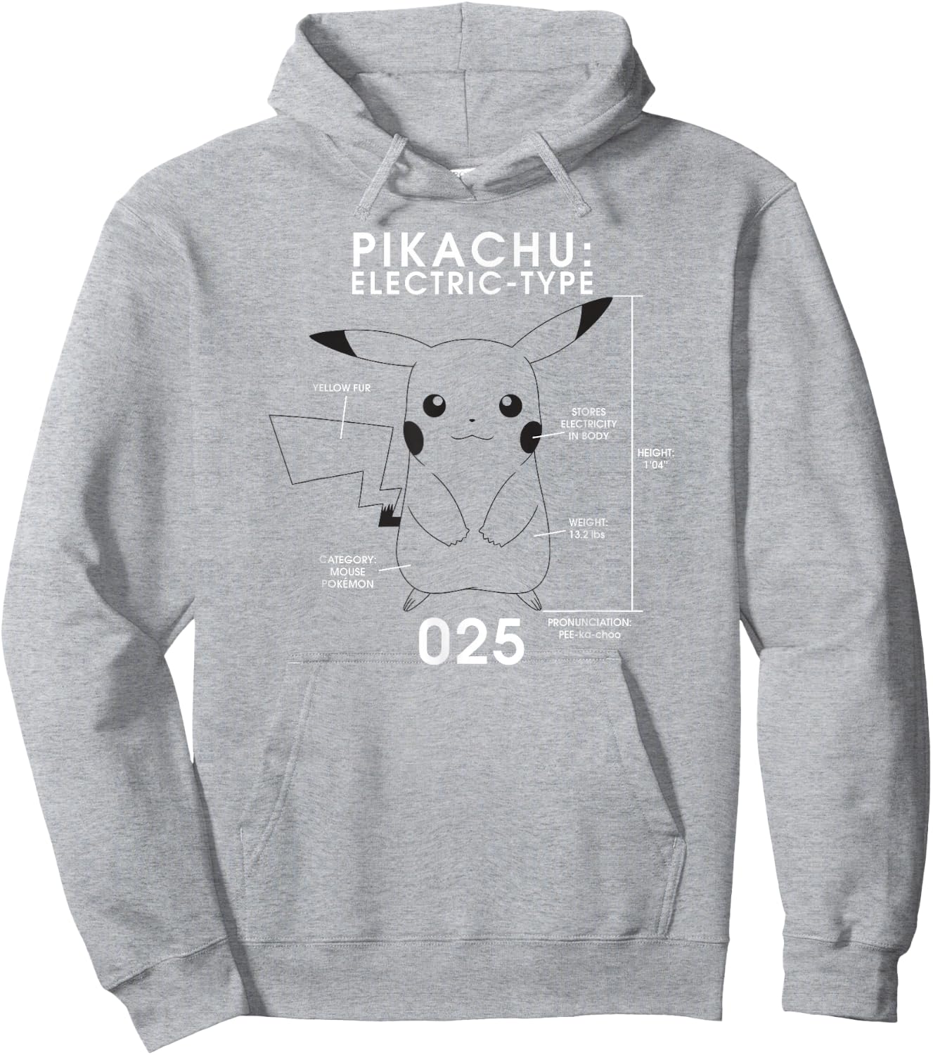 Pokémon Electric Type Hoodie - Hoodie | Ash