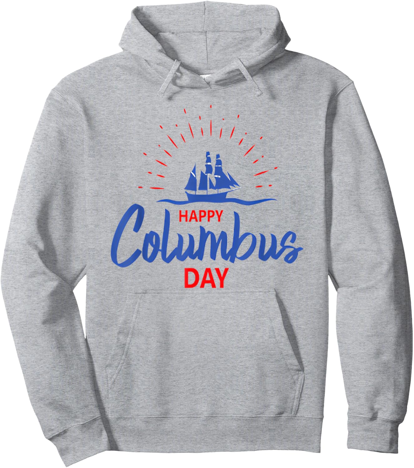 Columbus day Shirt Hoodie - Hoodie | Ash