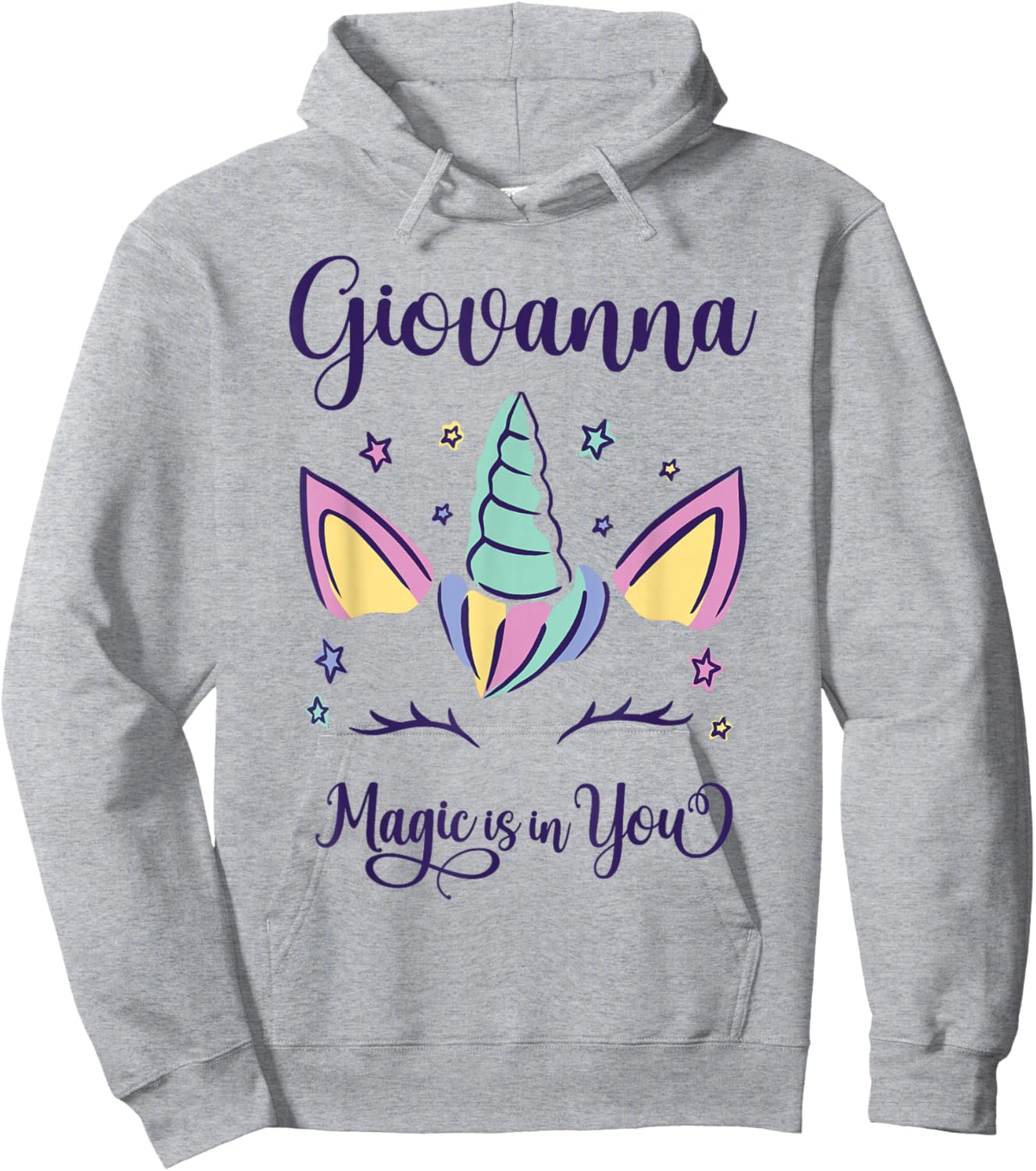 First Name Giovanna Personalized Giovanna Hoodie - Hoodie | Ash