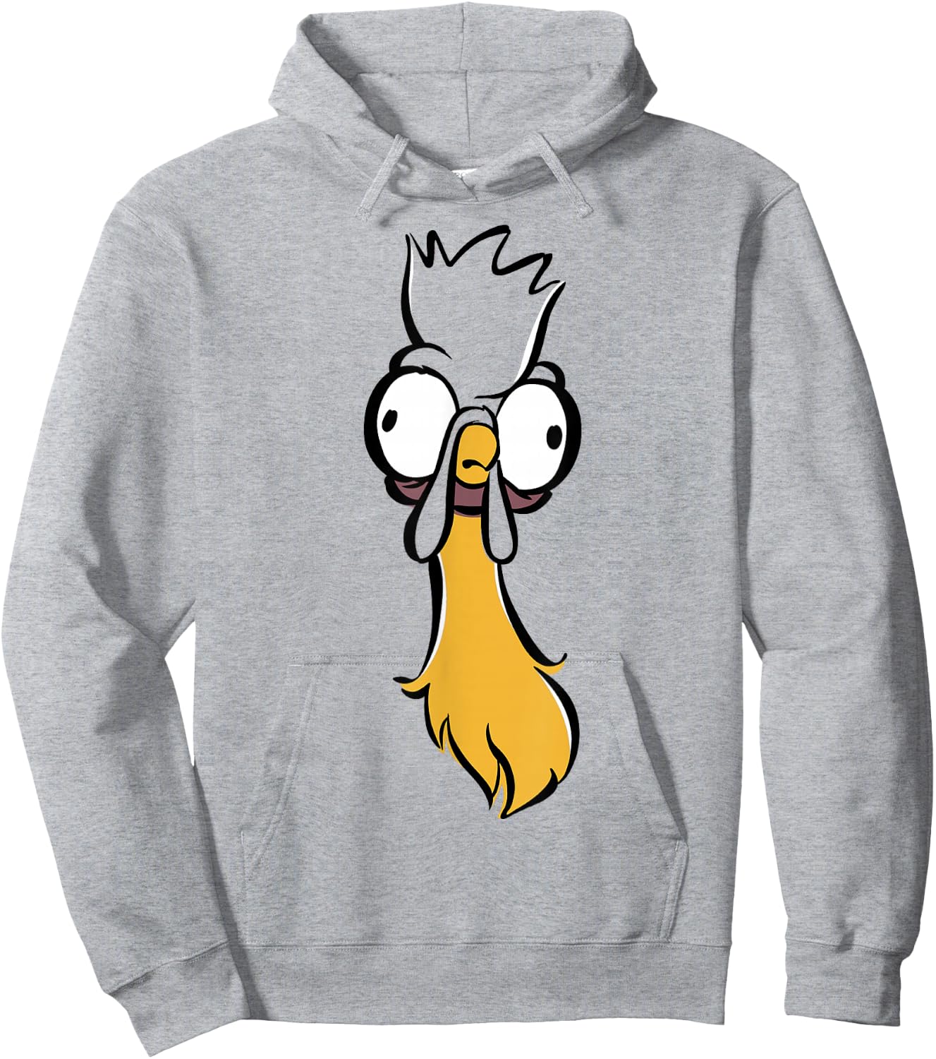 Disney Moana HEI HEI Big Face Sketch Portrait Hoodie - Hoodie | Ash