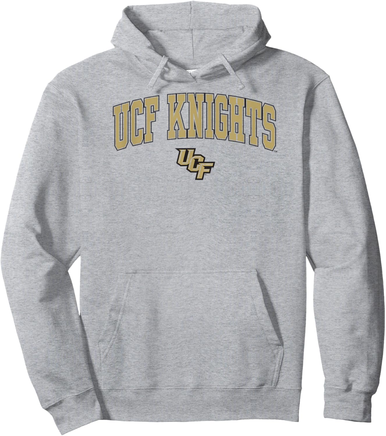 Central Florida Golden Knights Arch Over White Hoodie - Hoodie | Ash