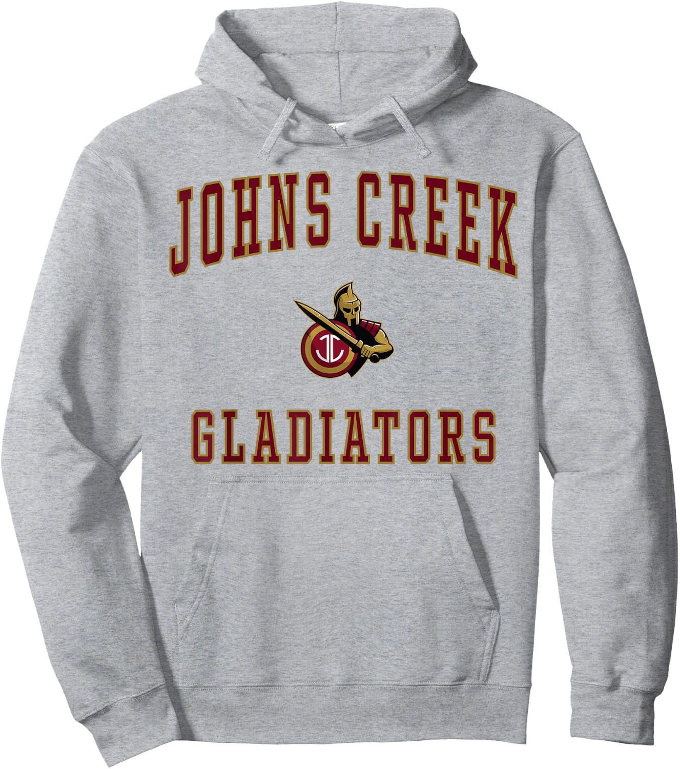 Johns Creek High School Gladiators Hoodie - Hoodie | Ash