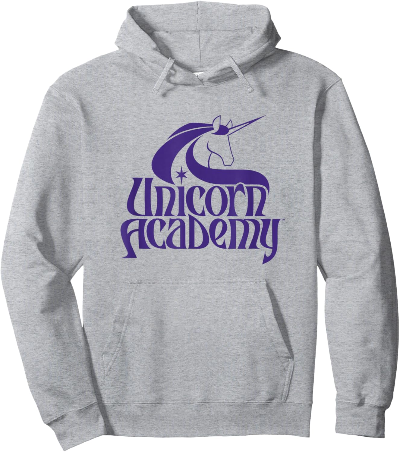 Unicorn Academy Logo Hoodie - Hoodie | Ash