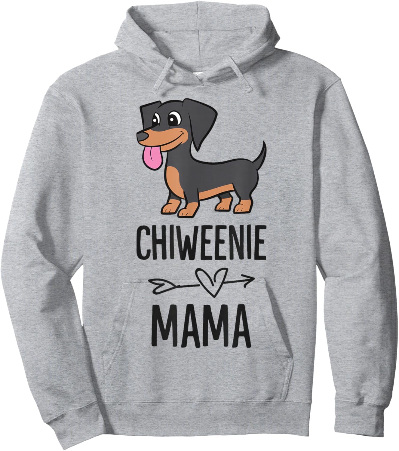 Chiweenie Mama Cute Chiweenie Dog Hoodie - Hoodie | Ash