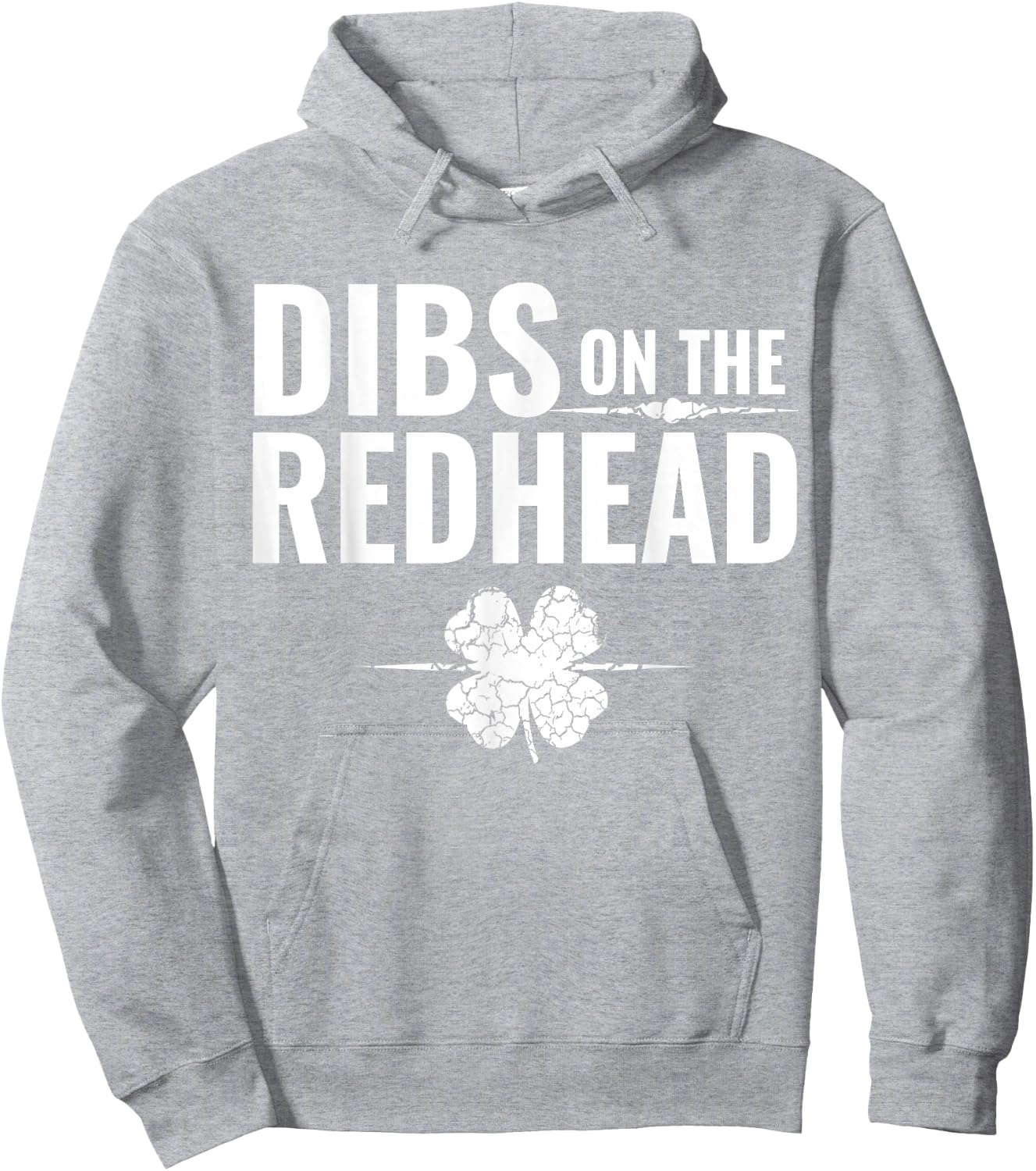 St Patrick's Day - Dibs on The Redhead Small Hoodie - Hoodie | Ash