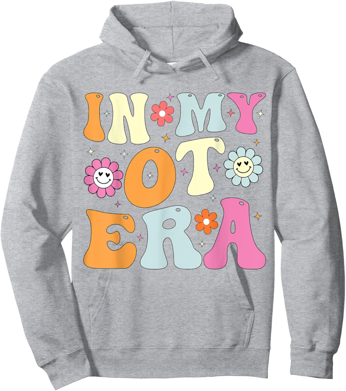 In My OT Era Groovy Occupational Therapy OT Hoodie - Hoodie | Ash