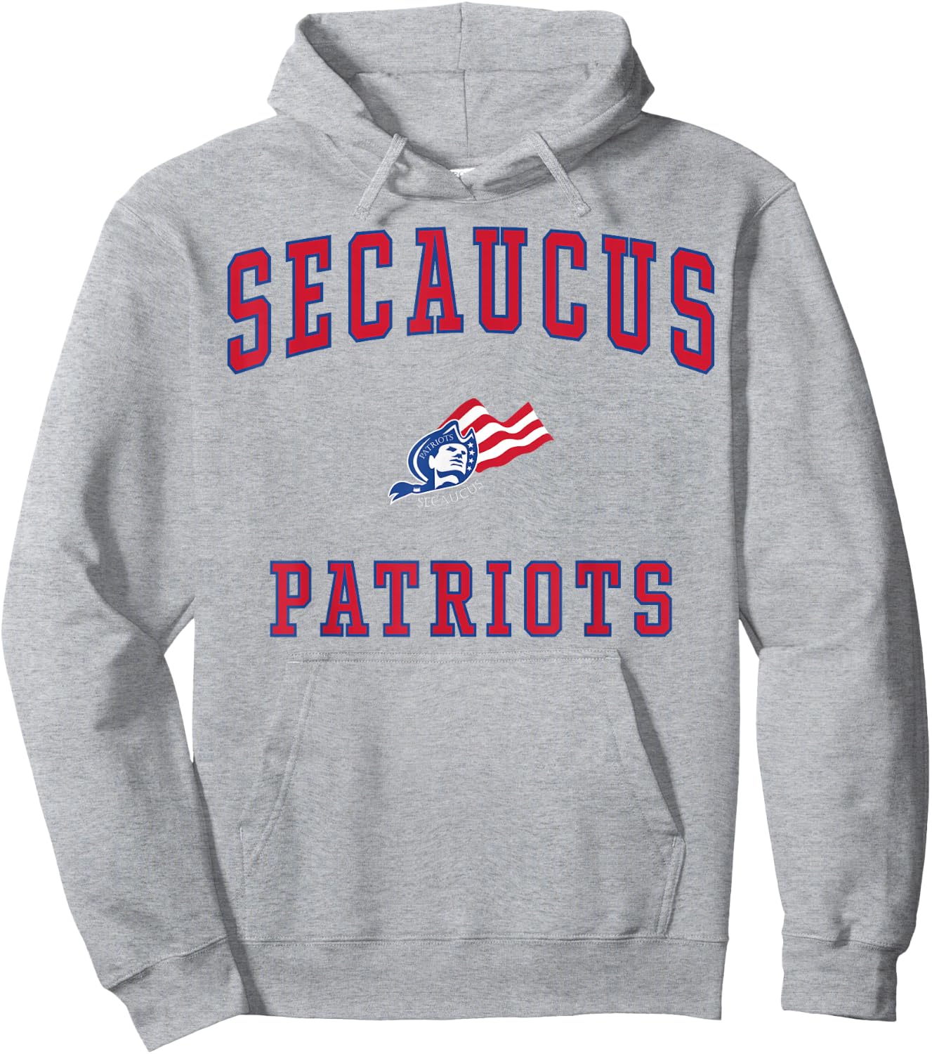Secaucus High School Patriots Hoodie - Hoodie | Ash