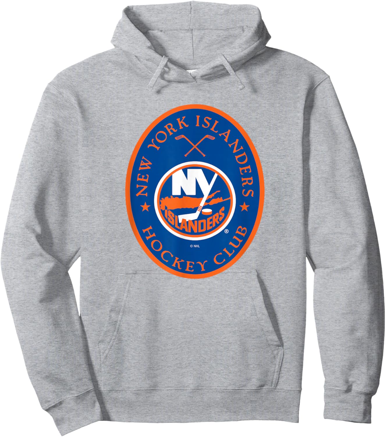New York Islanders Iconic Officially Licensed Hoodie - Hoodie | Ash