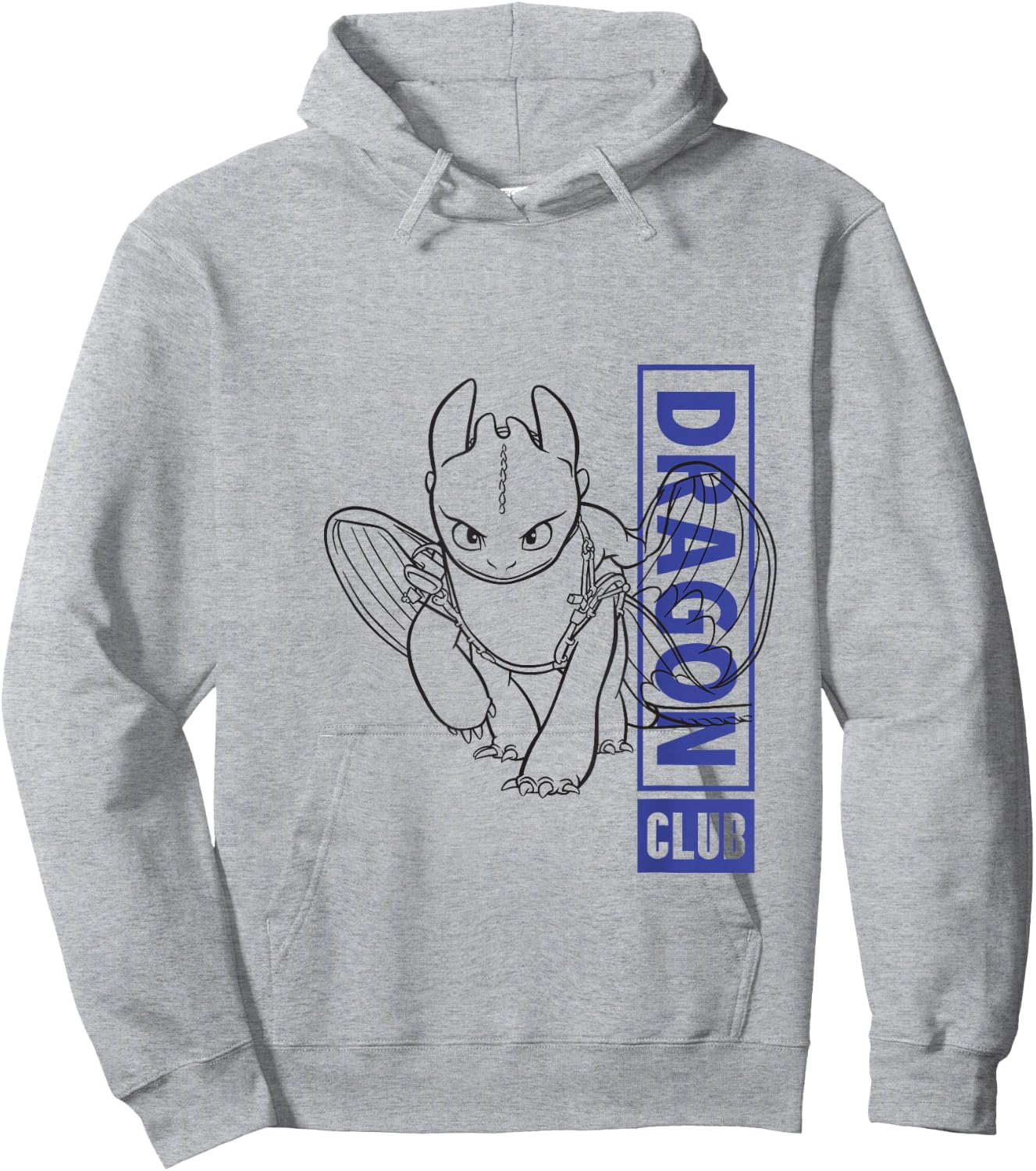 How to Train Your Dragon 3 Hidden World Club Hoodie - Hoodie | Ash