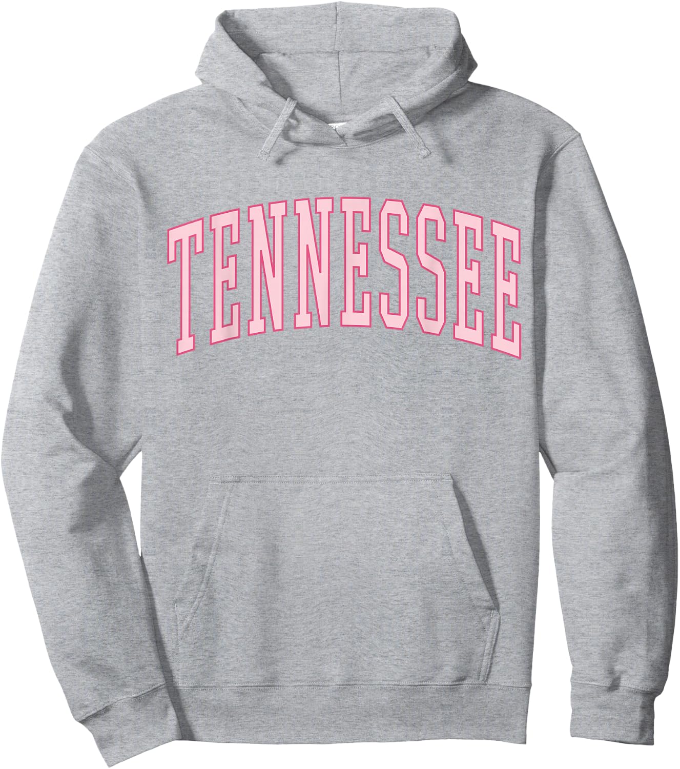 Preppy Varsity Pink Tennessee Hoodie - Hoodie | Ash