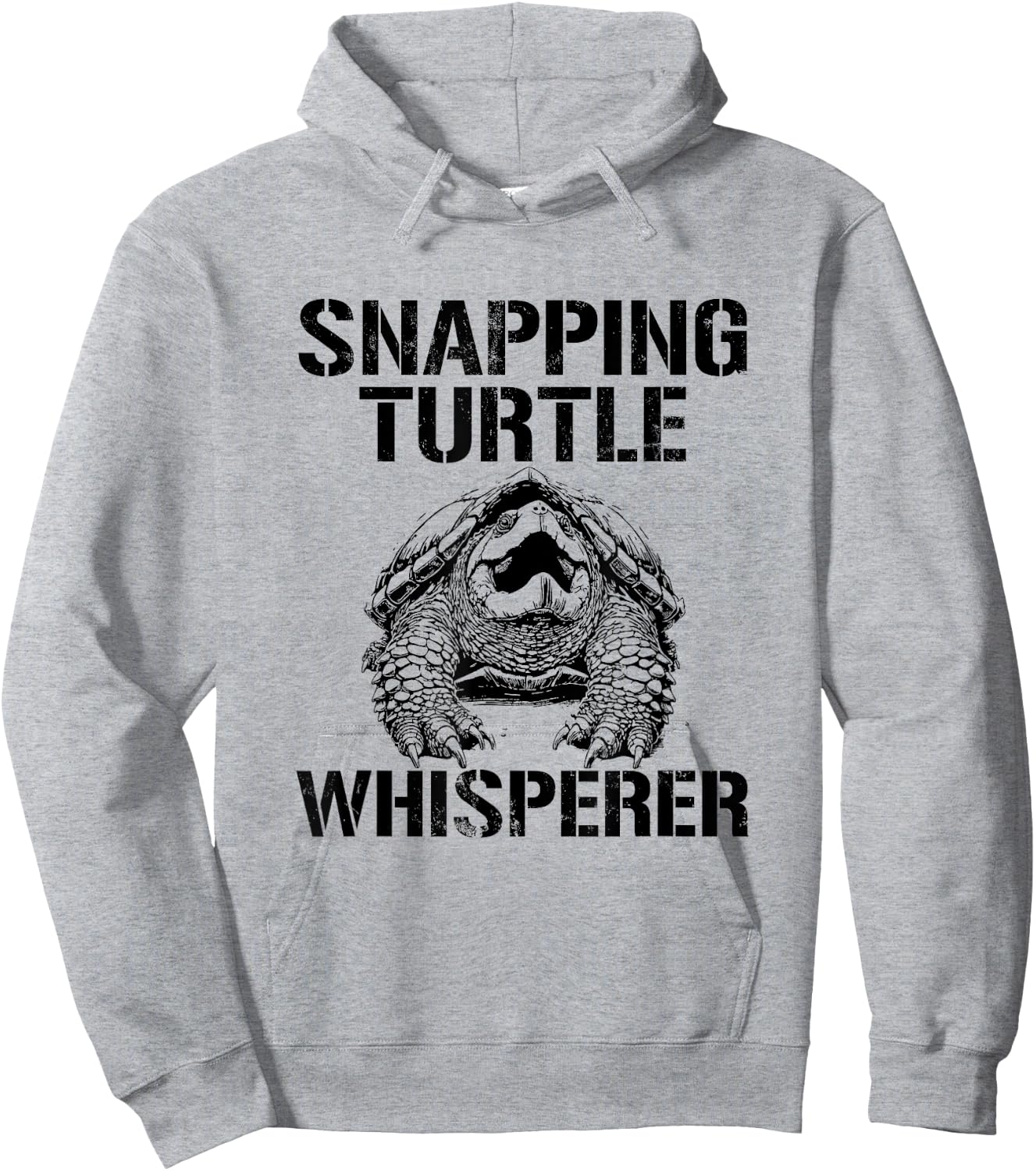 Snapping Turtle Whisperer, Snapping Turtle Hoodie - Hoodie | Ash