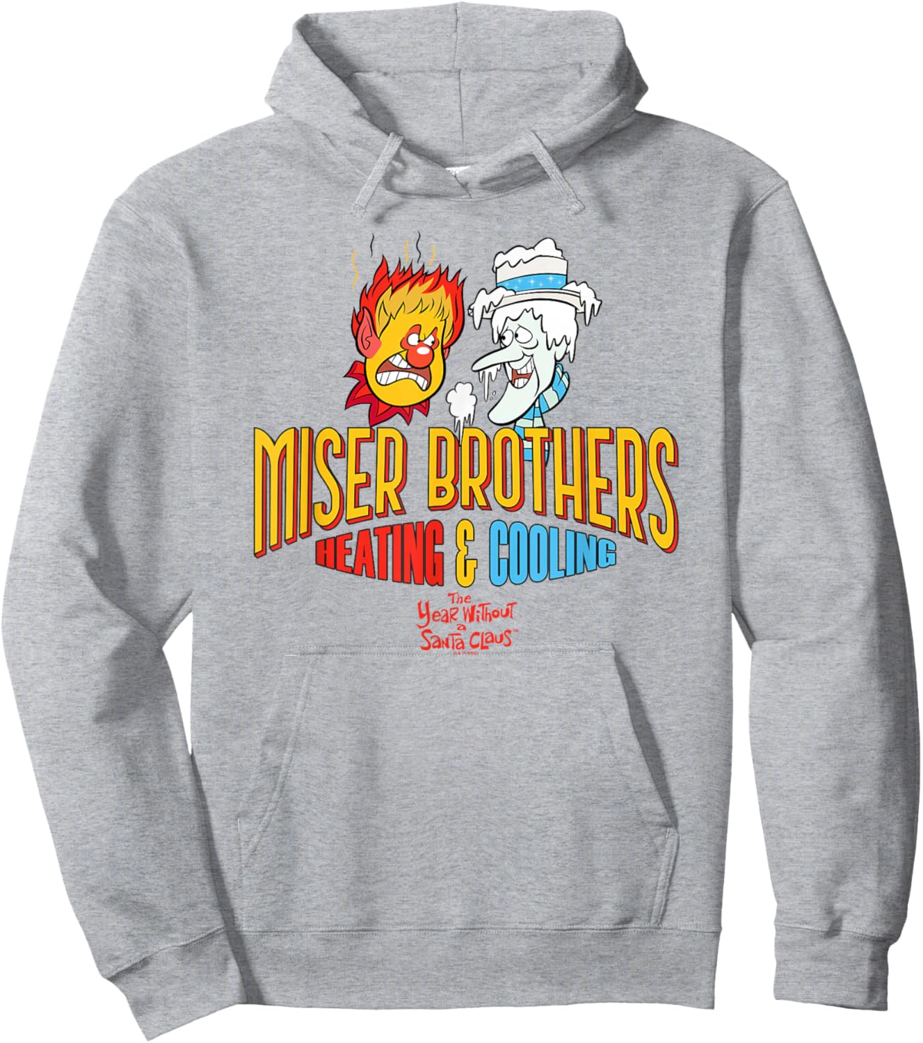 The Year Without a Santa Claus Miser Brothers Hoodie - Hoodie | Ash