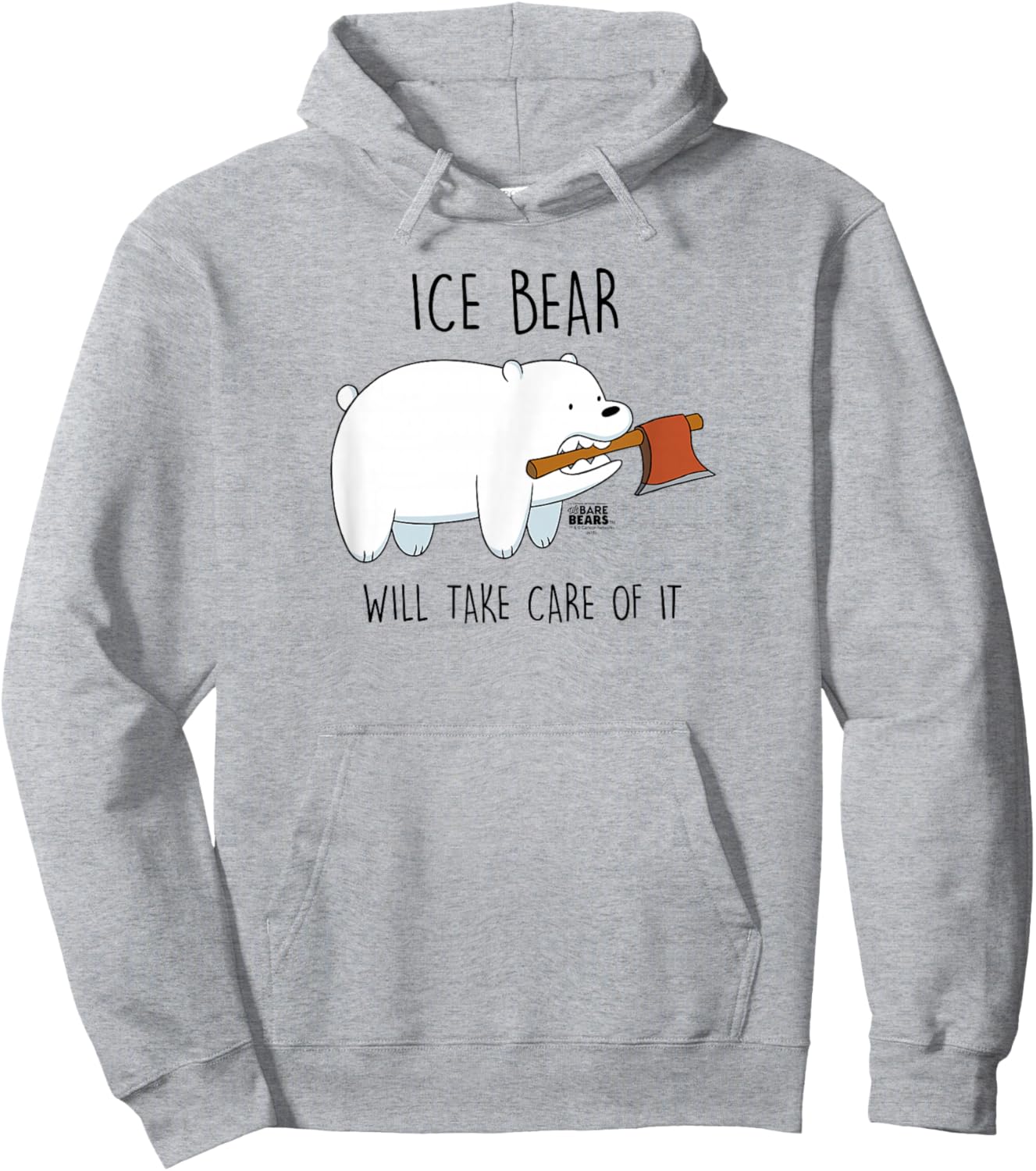 We Bare Bears Take Care Of It Hoodie - Hoodie | Ash