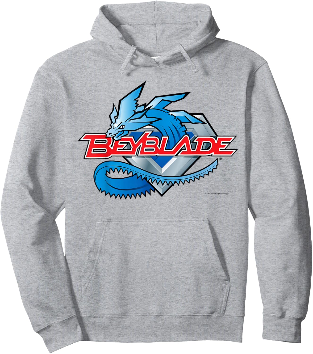 Beyblade Generation 1 Logo Light Hoodie - Hoodie | Ash