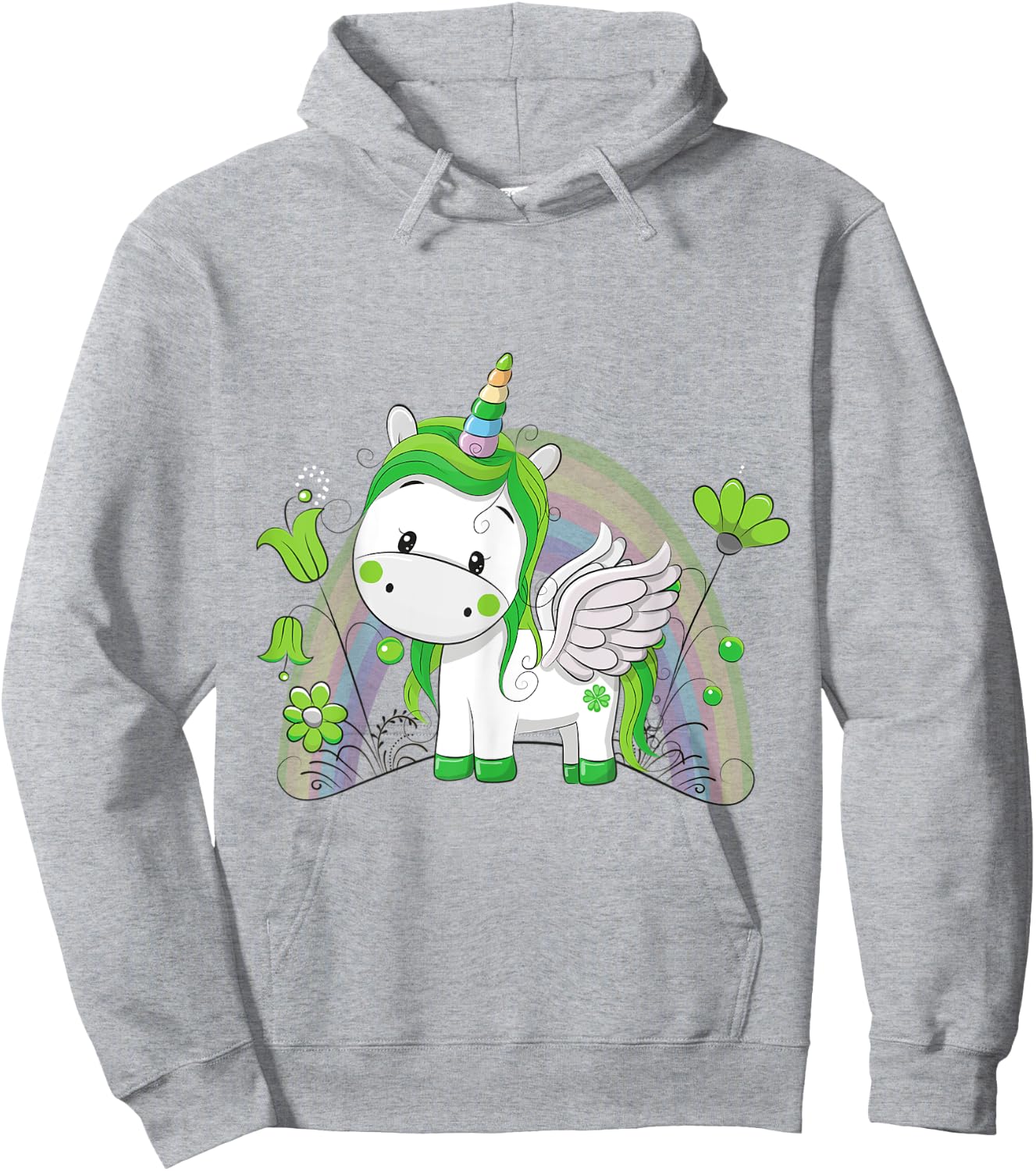 Girls St Patricks Day Hoodie - Hoodie | Ash