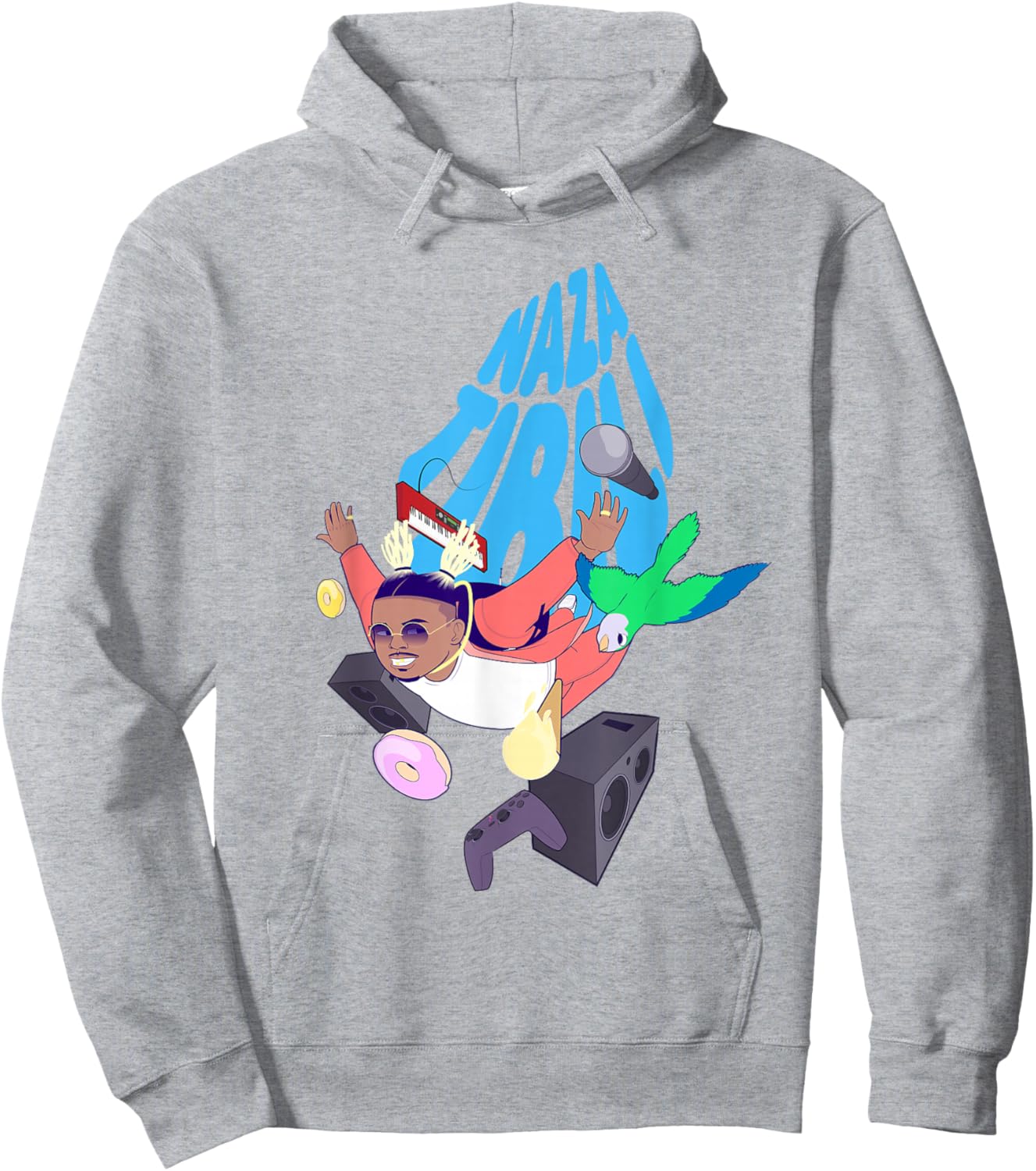 Naza Tibili , white, S Hoodie - Hoodie | Ash