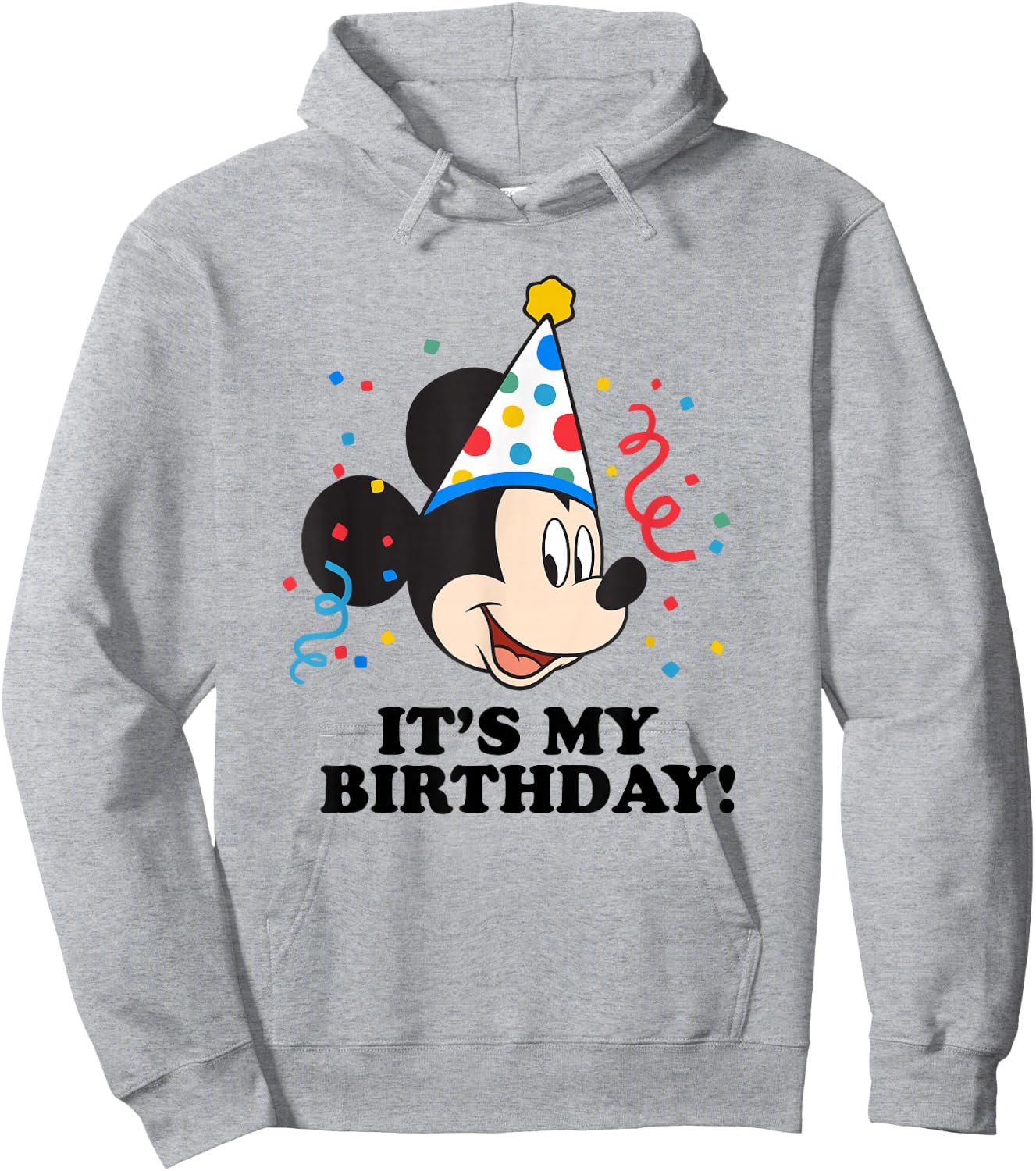Disney Mickey Mouse It's My Birthday! Hoodie - Hoodie | Ash