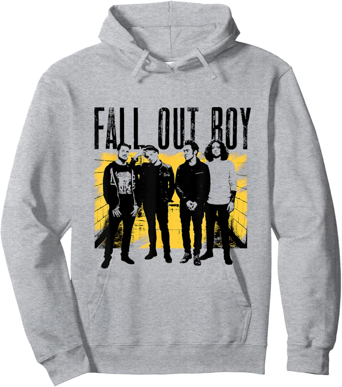 Fall Out Boy – Photo Block , white, S Hoodie - Hoodie | Ash