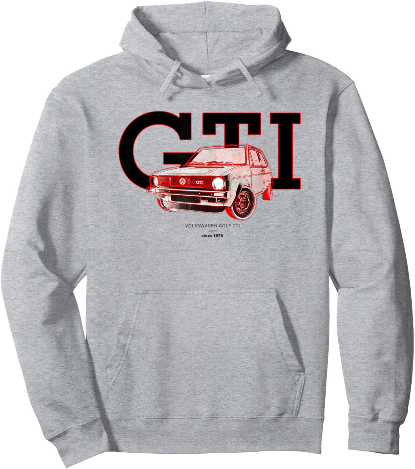 Volkswagen Golf GTI Since 1976 Hoodie - Hoodie | Ash